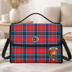 McTavish Modern Tartan Crest Satchel Bag