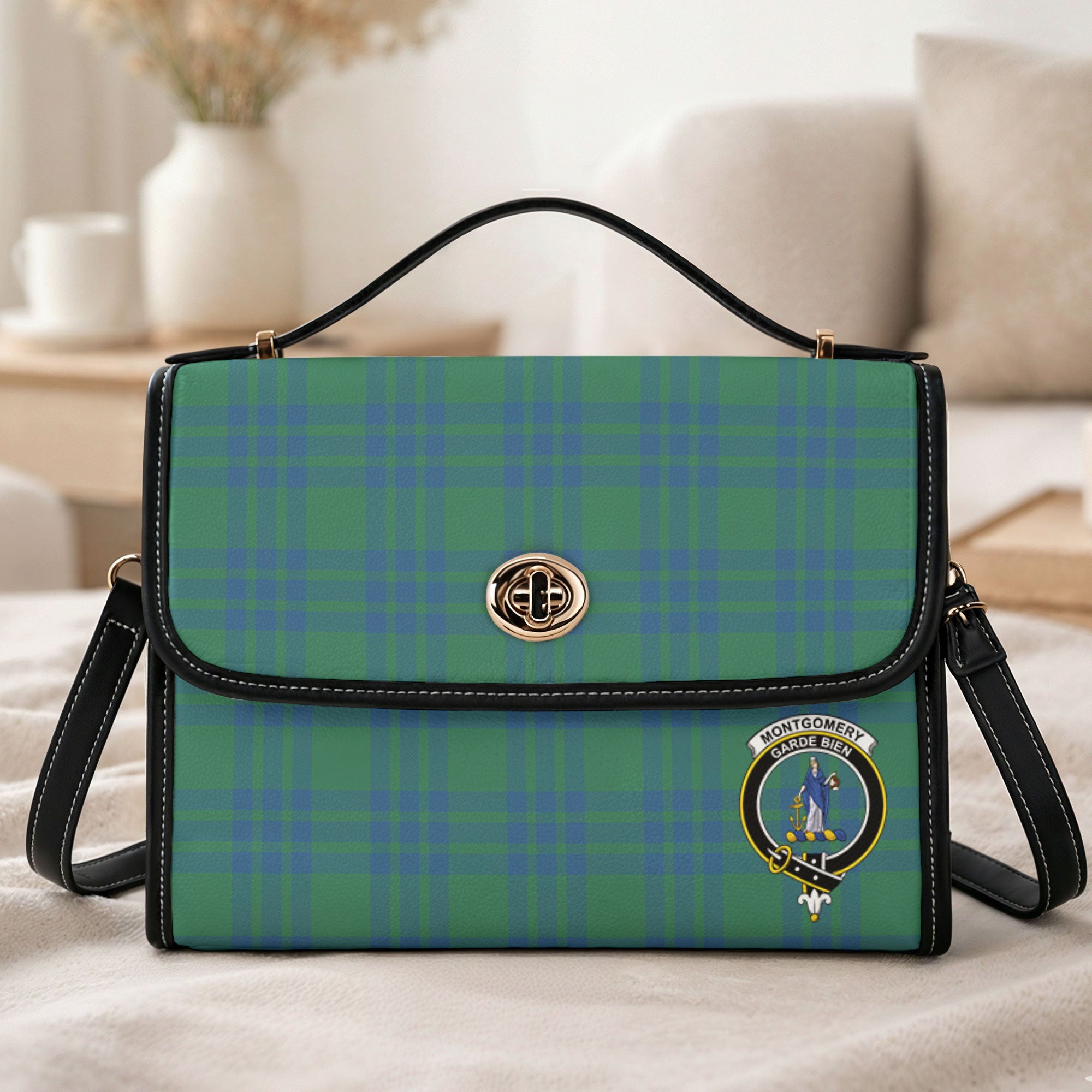 Montgomery Ancient Tartan Crest Satchel Bag