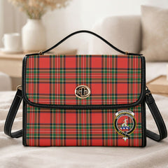 Monypenny Tartan Crest Satchel Bag