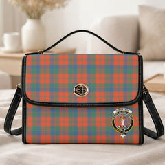 Robertson Ancient Tartan Crest Satchel Bag