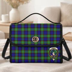 Sempill Modern Tartan Crest Satchel Bag