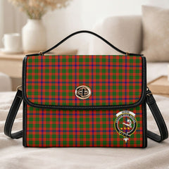 Skene Modern Tartan Crest Satchel Bag