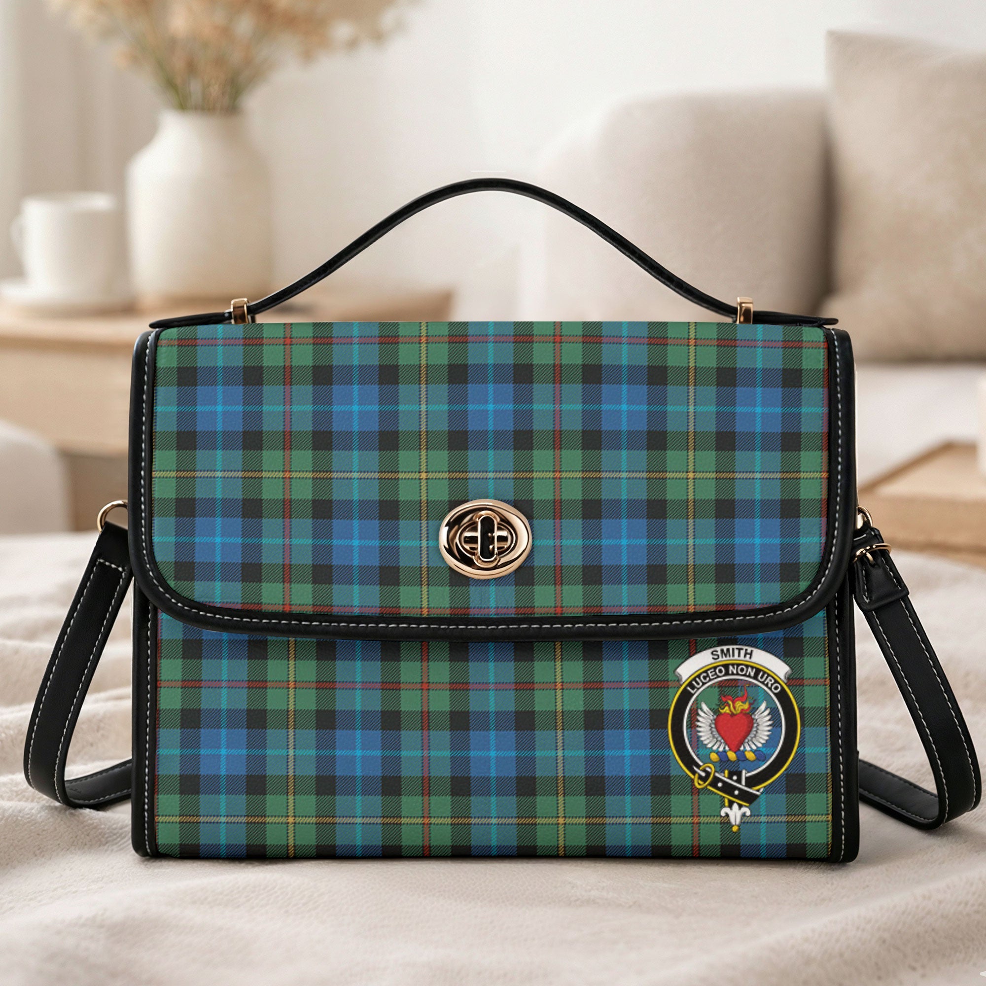 Smith Ancient Tartan Crest Satchel Bag