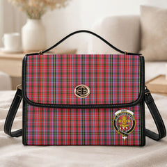 Udny Tartan Crest Satchel Bag