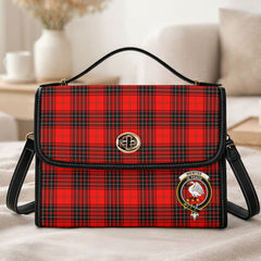 Wemyss Modern Tartan Crest Satchel Bag