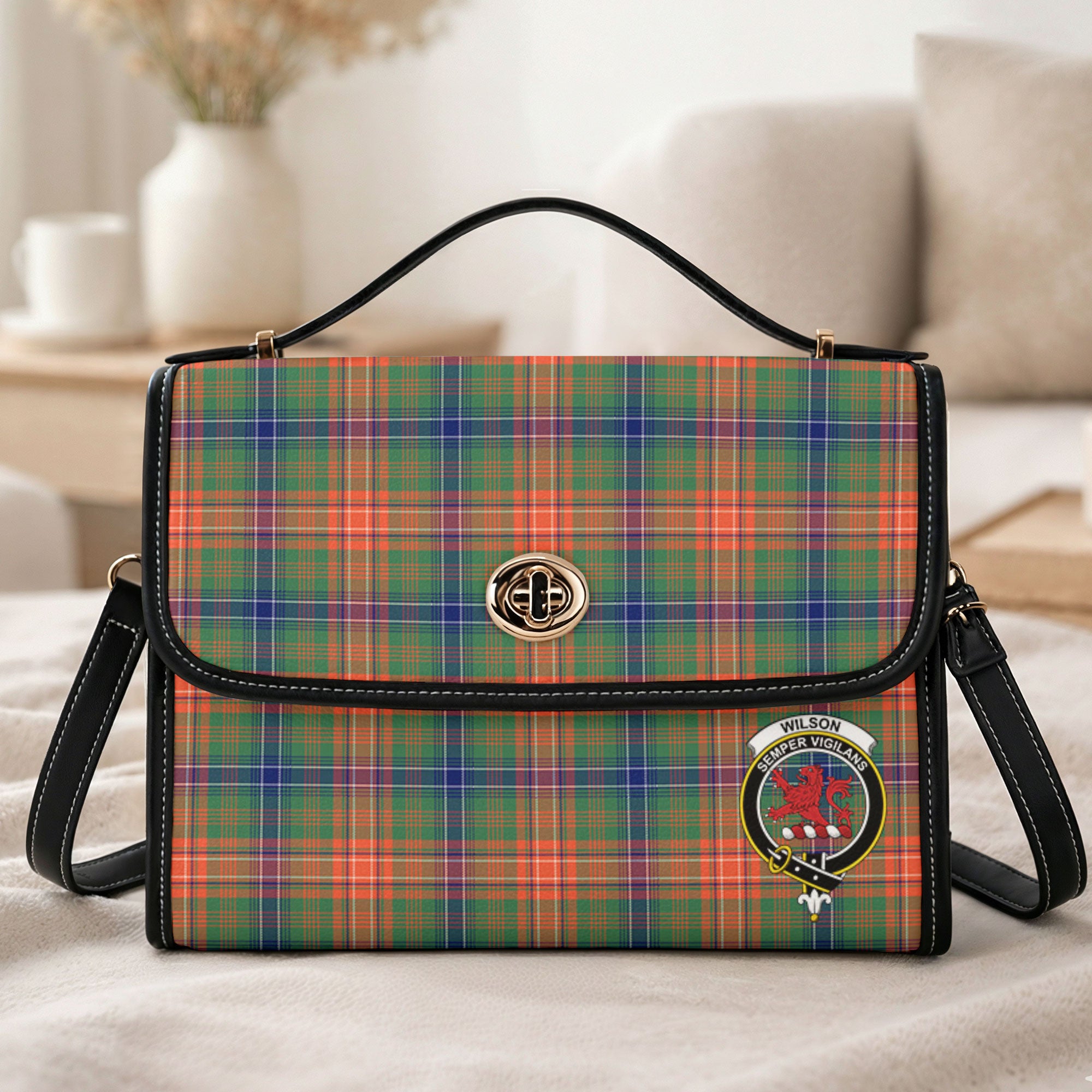 Wilson Ancient Tartan Crest Satchel Bag