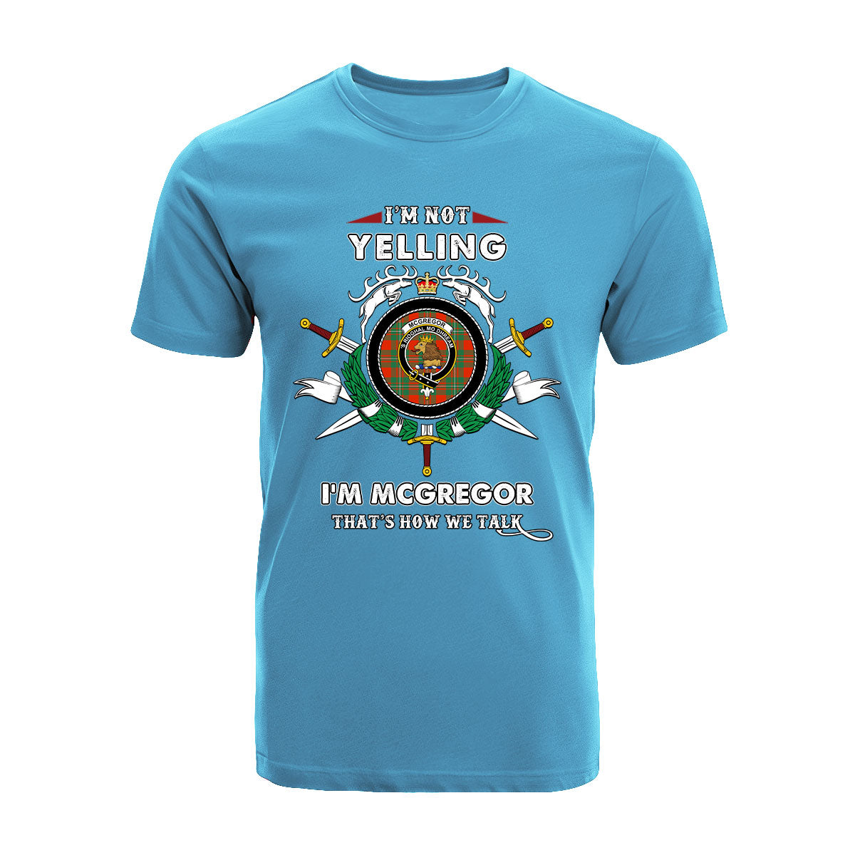 McGregor Ancient Tartan Crest T-shirt - I'm not yelling style