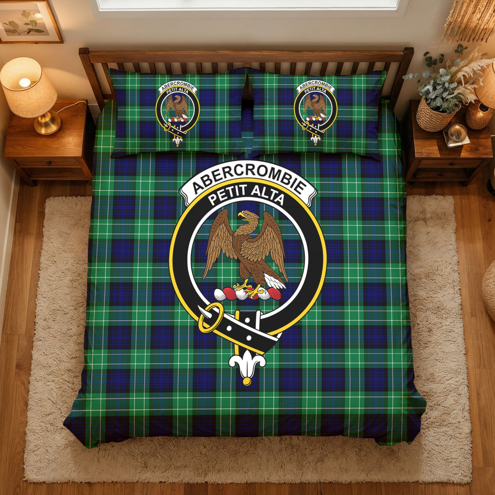 Abercrombie Tartan Crest Bedding Set