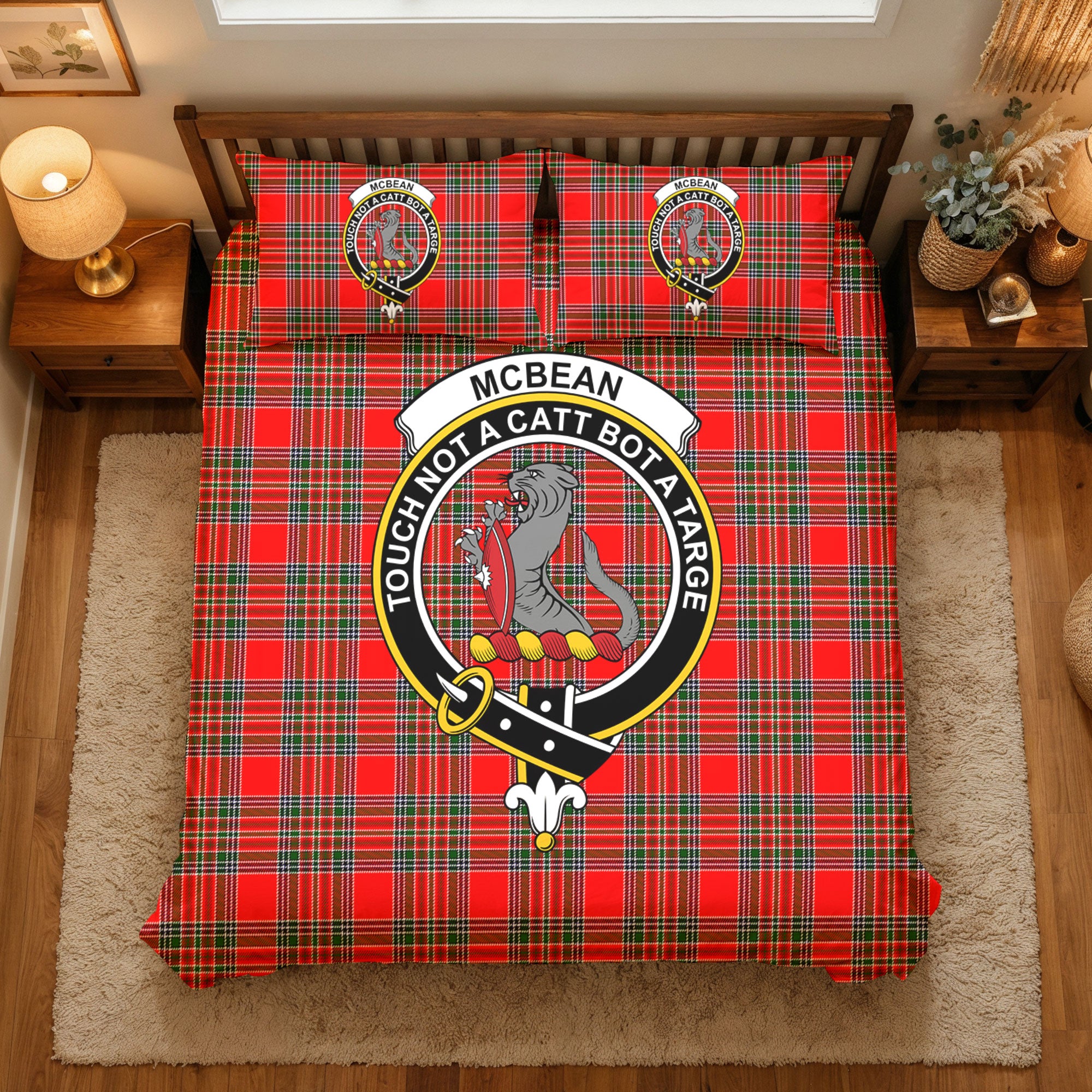 McBean Tartan Crest Bedding Set