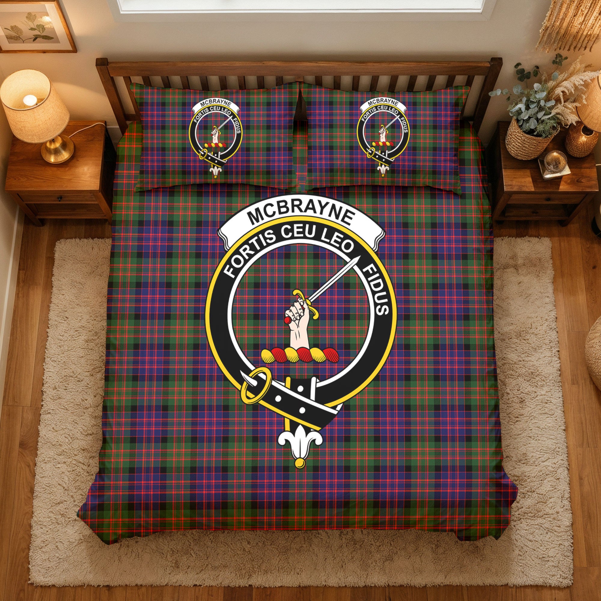 McBrayne Tartan Crest Bedding Set