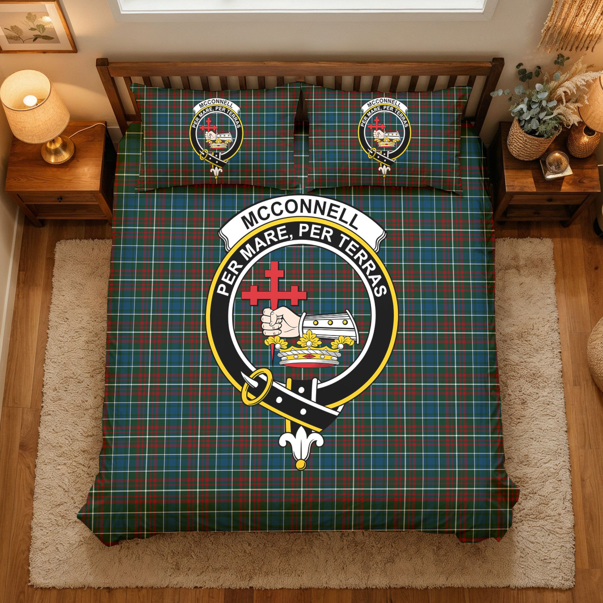 McConnell Tartan Crest Bedding Set