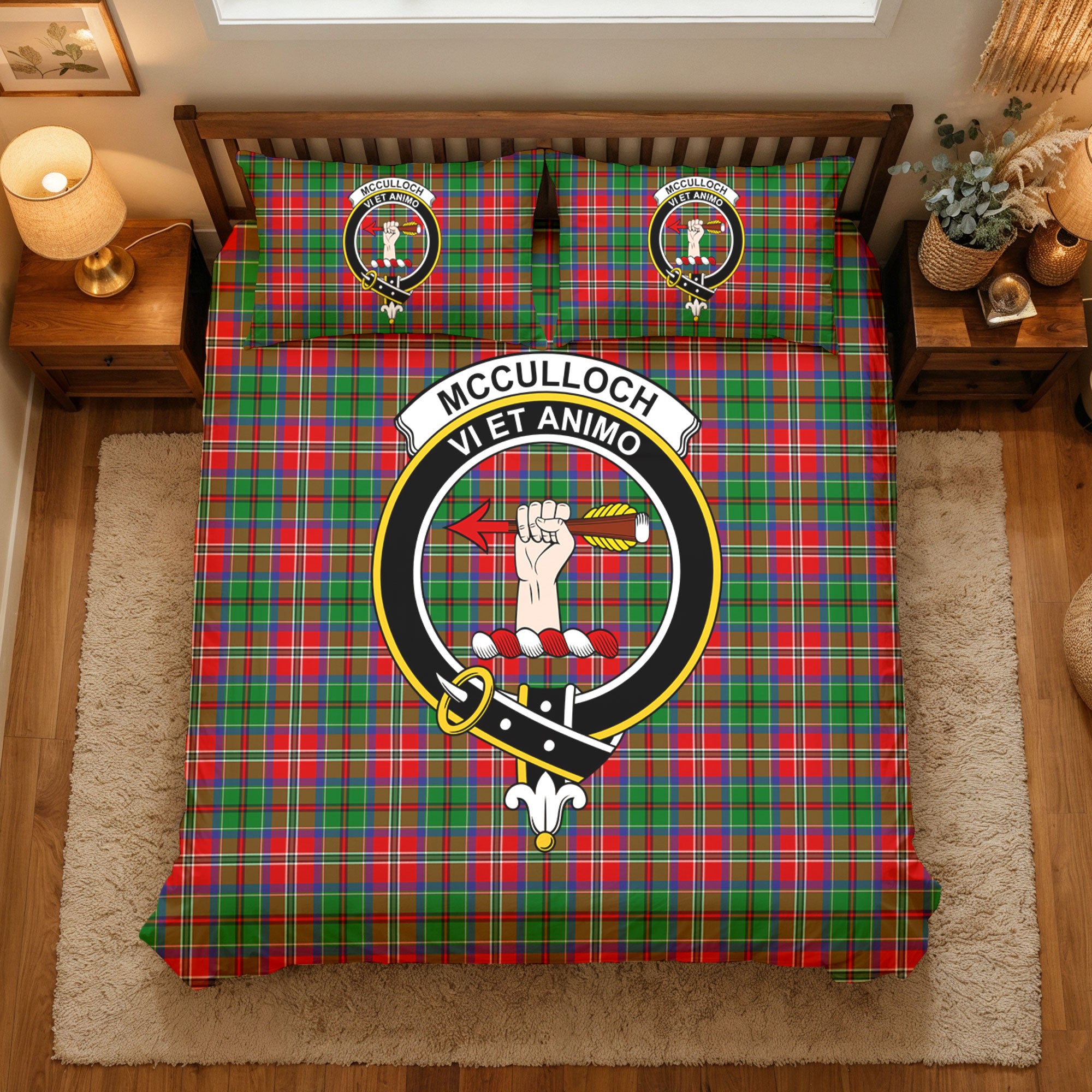 McCulloch Tartan Crest Bedding Set