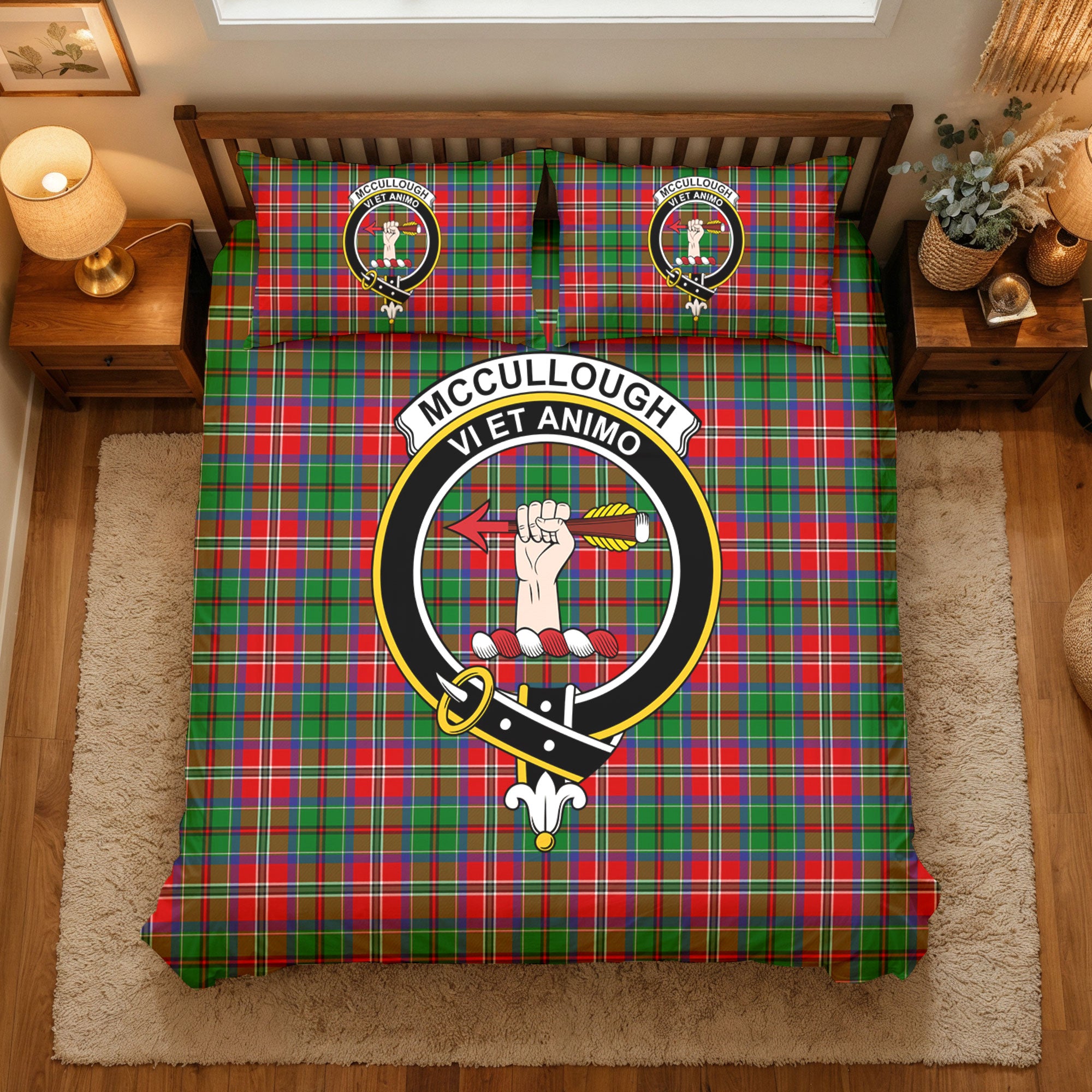 McCullough Tartan Crest Bedding Set