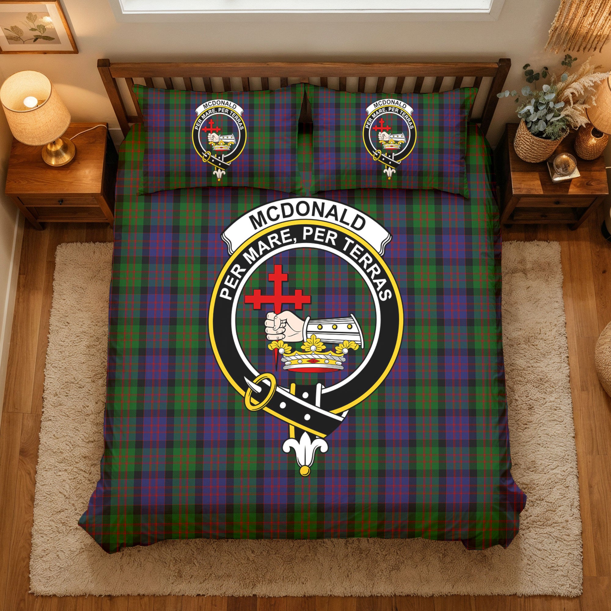 McDonald Tartan Crest Bedding Set
