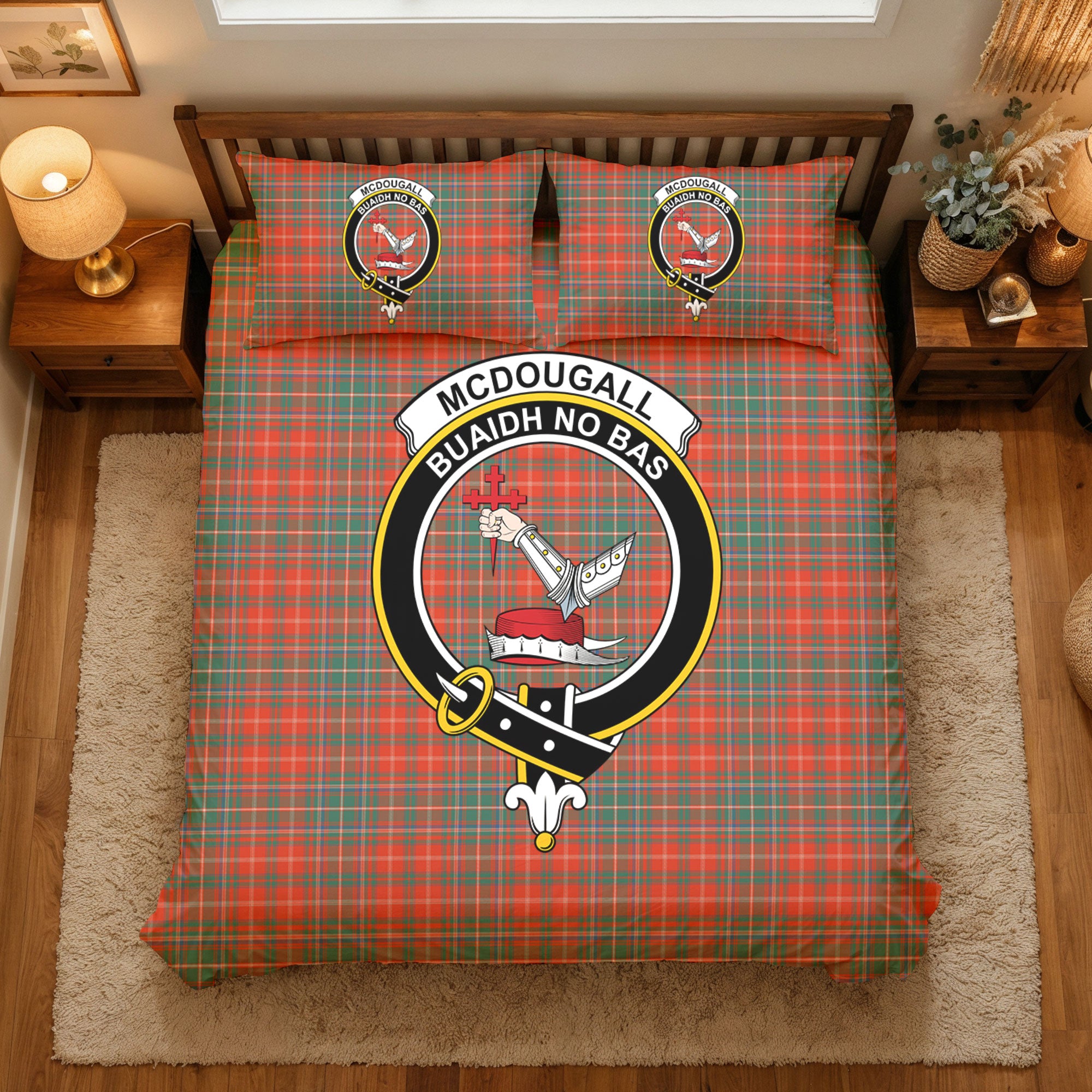 McDougall Ancient Tartan Crest Bedding Set
