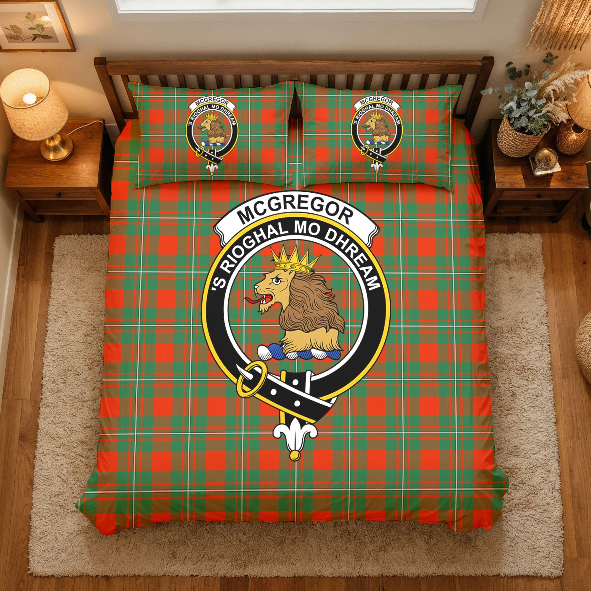 McGregor Ancient Tartan Crest Bedding Set
