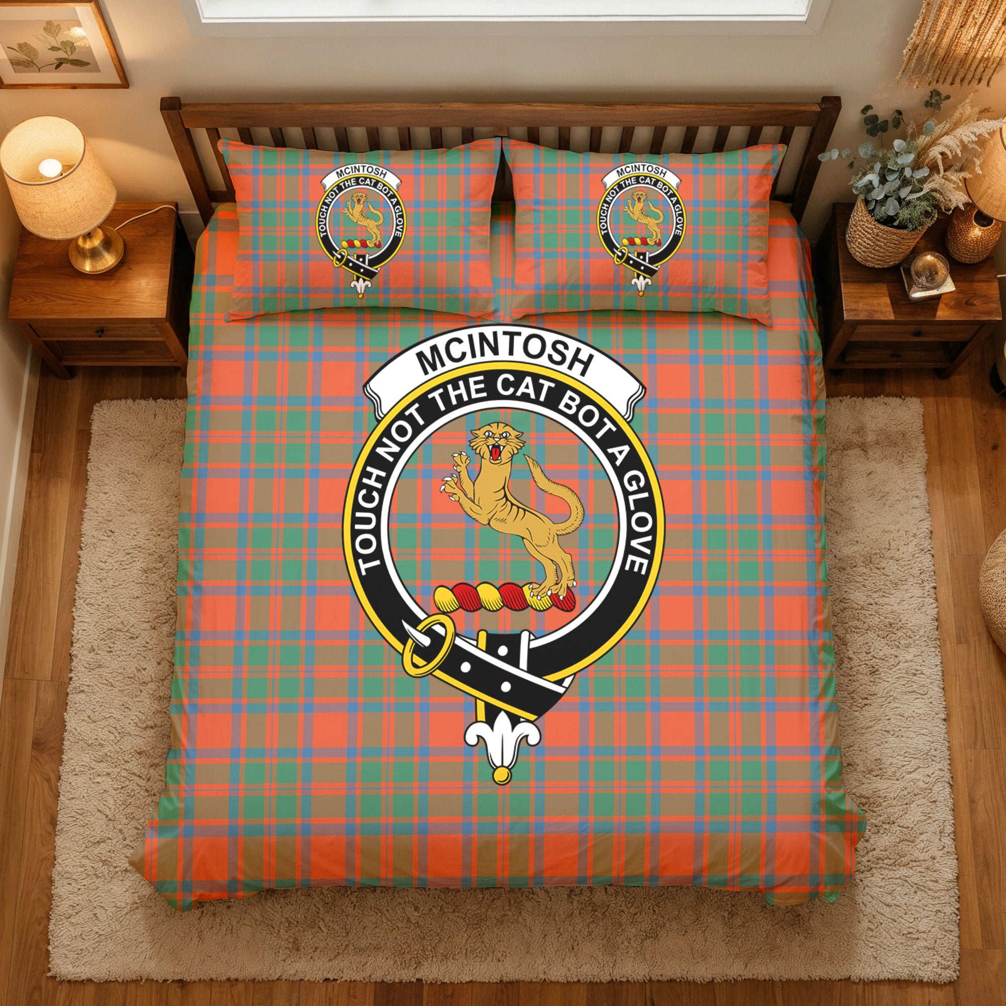 McIntosh Ancient Tartan Crest Bedding Set