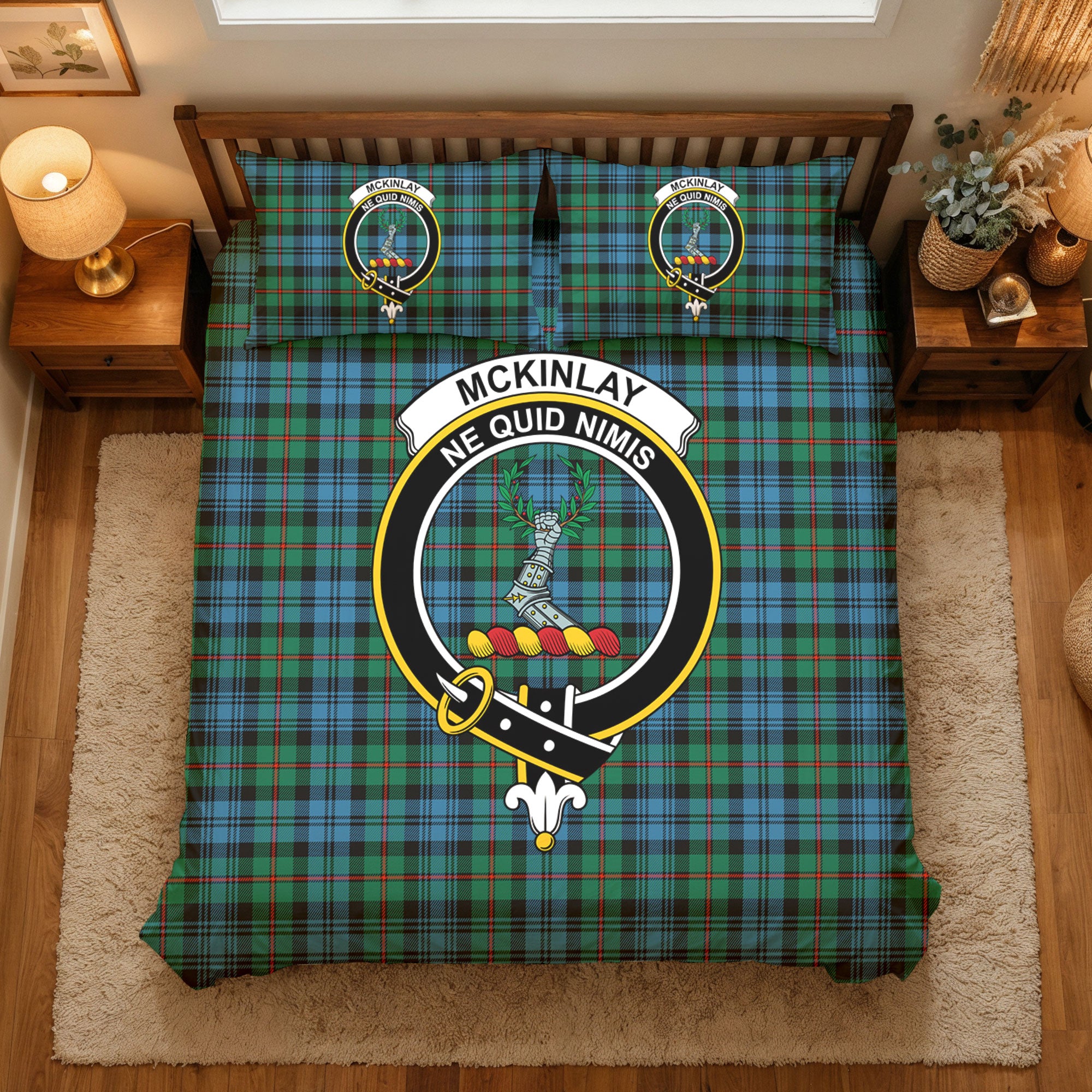 McKinlay Ancient Tartan Crest Bedding Set