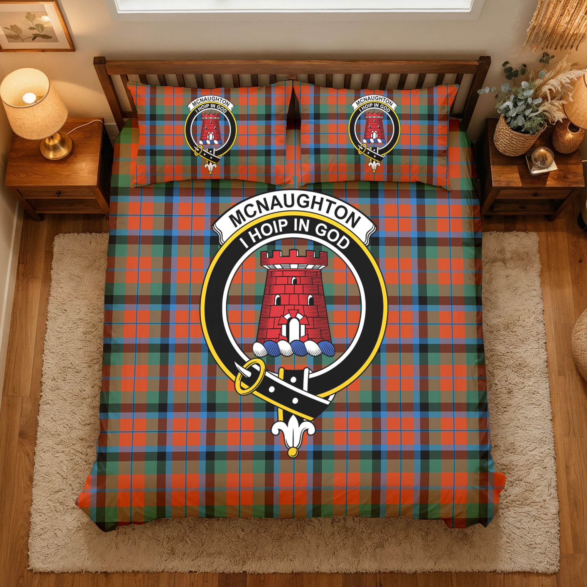 McNaughton Ancient Tartan Crest Bedding Set