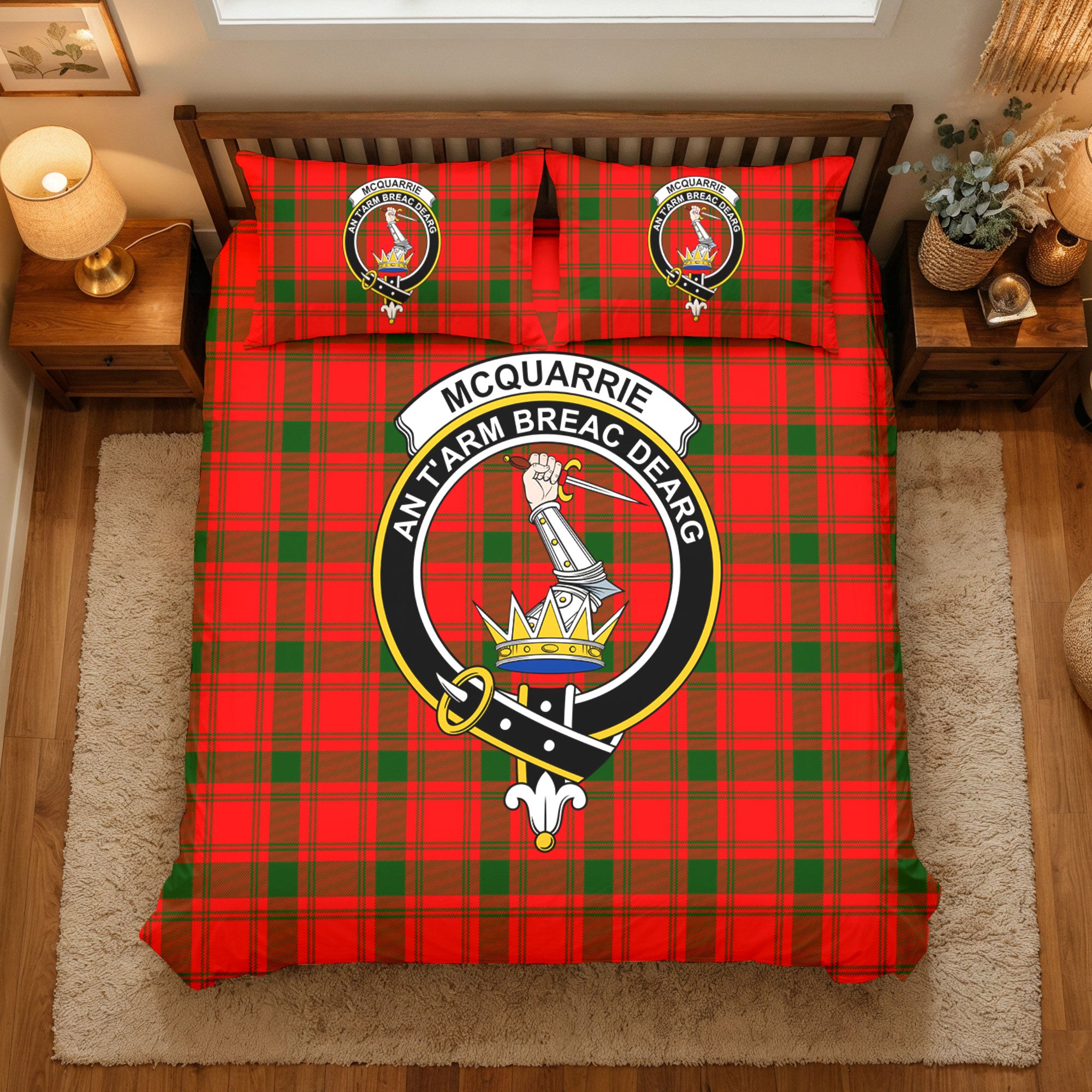 McQuarrie Tartan Crest Bedding Set