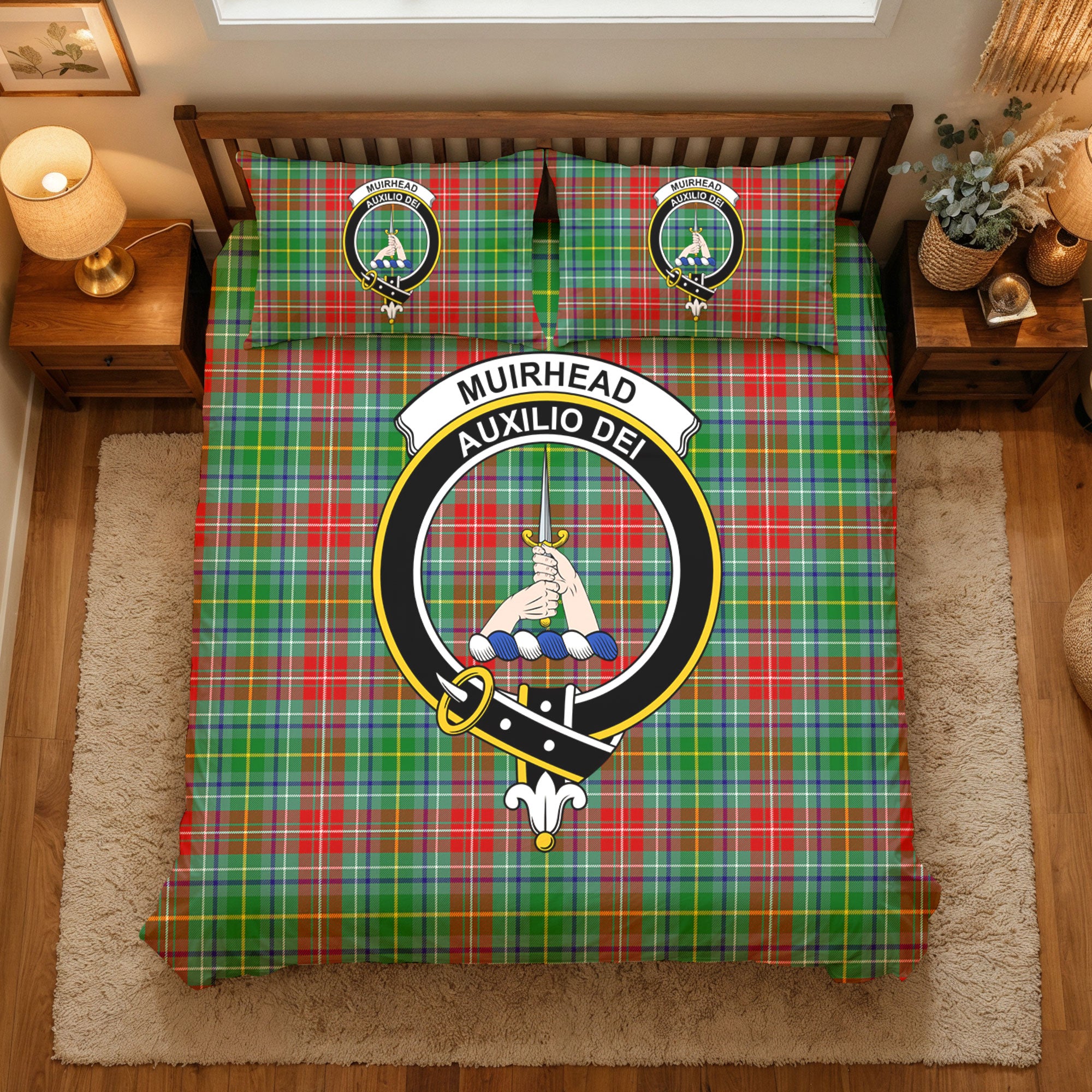 Muirhead Tartan Crest Bedding Set