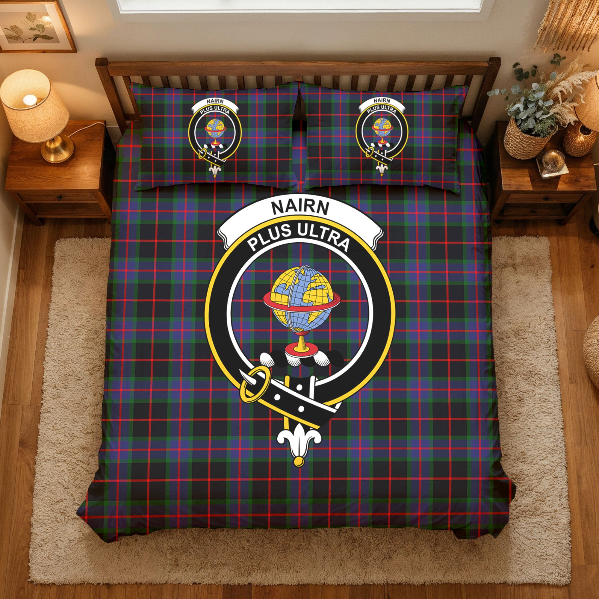 Nairn Tartan Crest Bedding Set