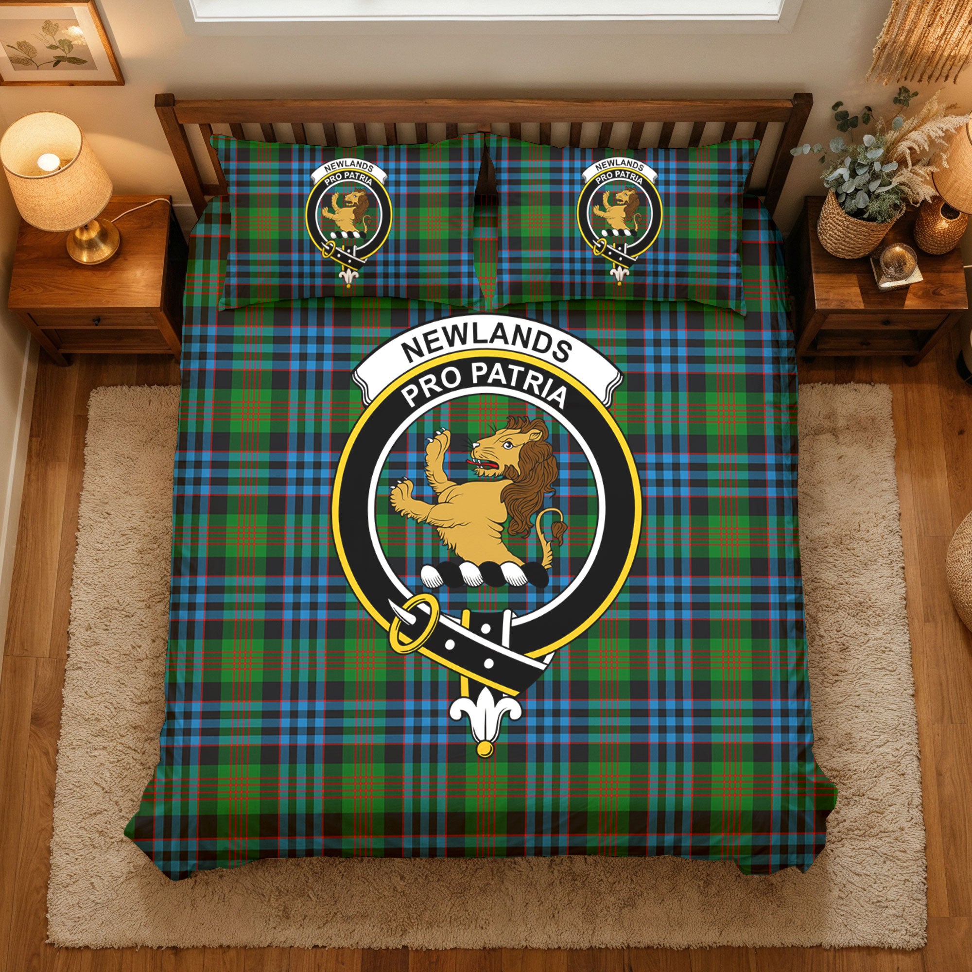 Newlands Tartan Crest Bedding Set