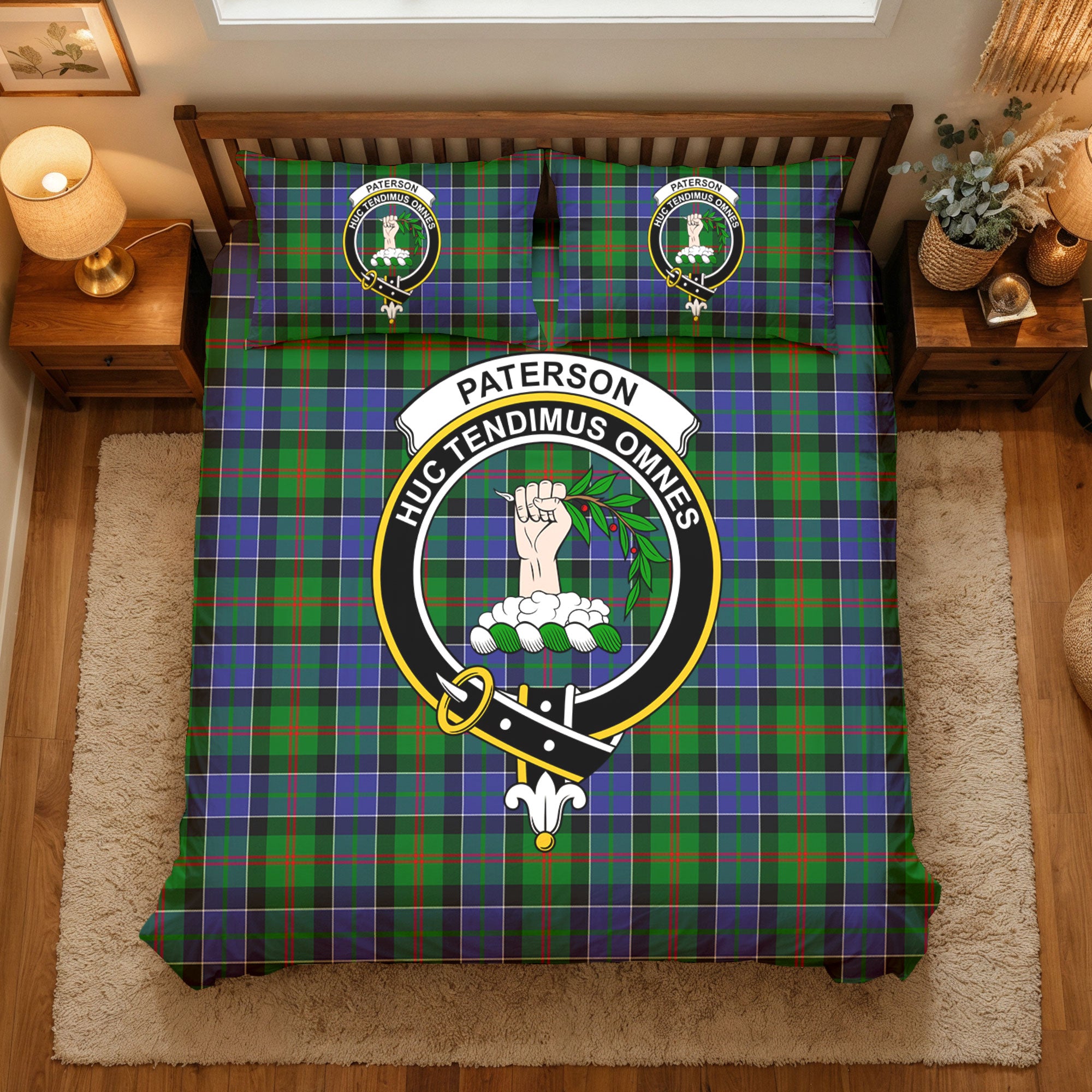Paterson Tartan Crest Bedding Set