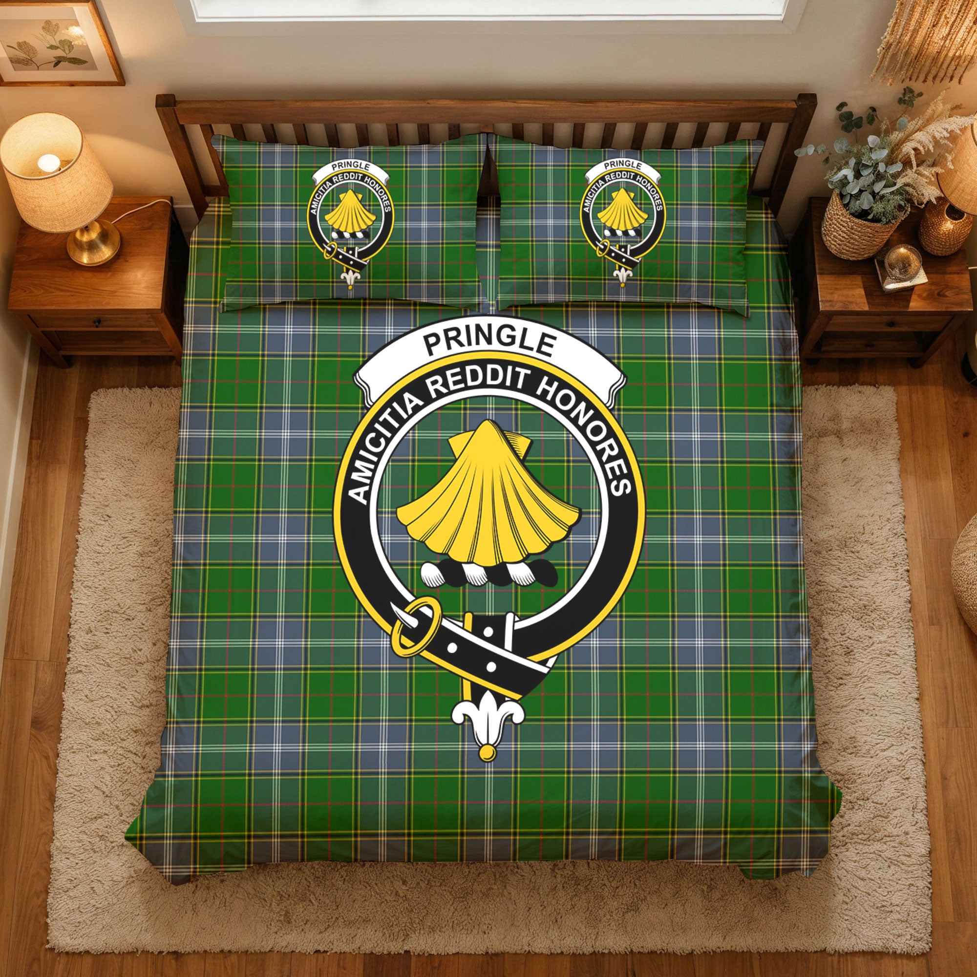 Pringle Tartan Crest Bedding Set