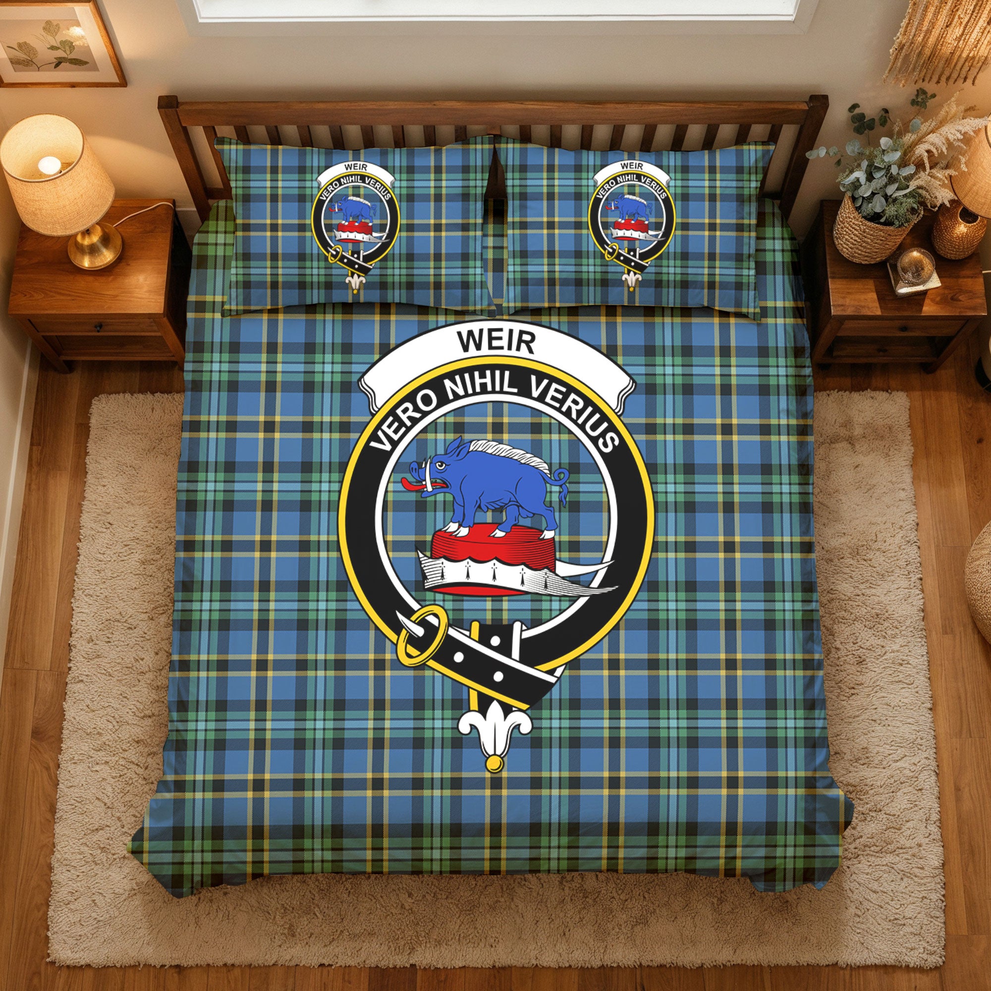 Weir Ancient Tartan Crest Bedding Set