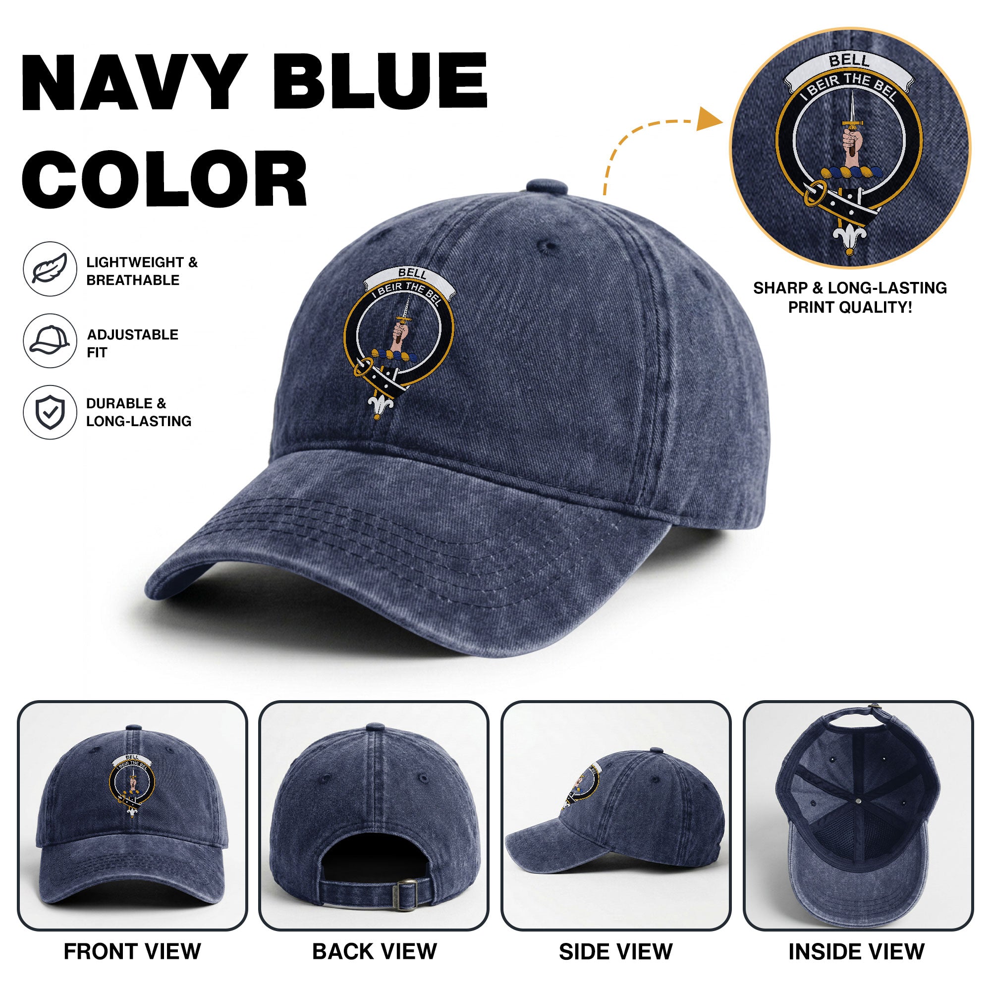 Bell Crest Washed Classic Cap