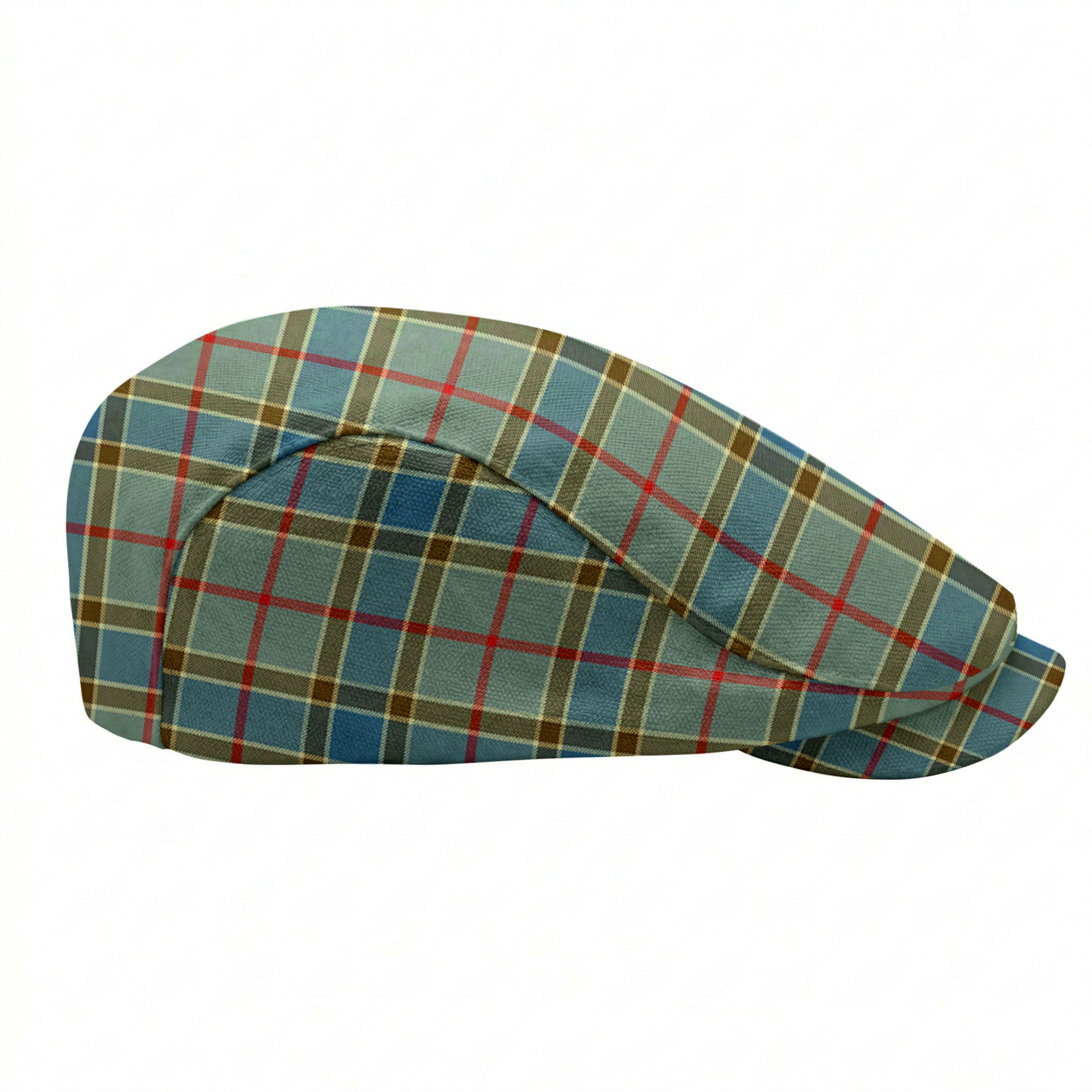 Balfour Blue Tartan Flat Caps