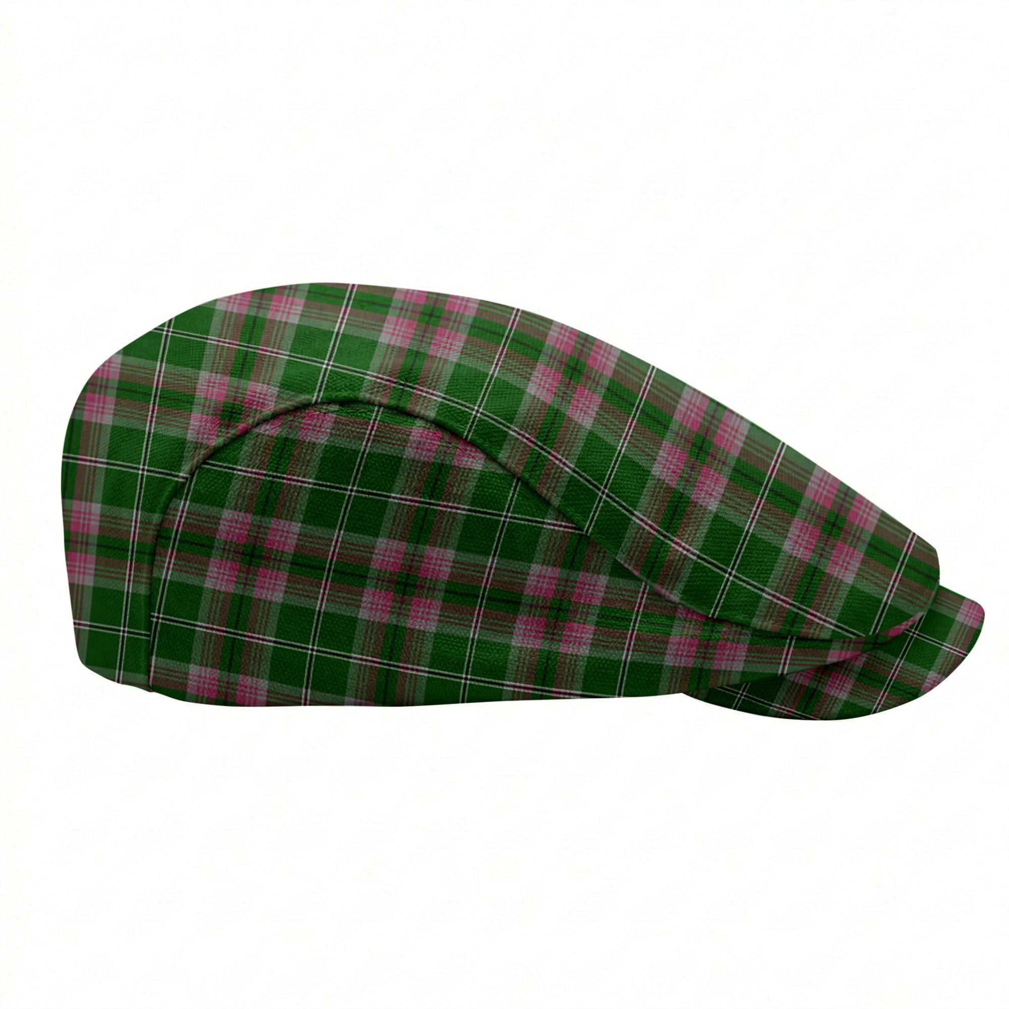 Gray Hunting Tartan Flat Caps