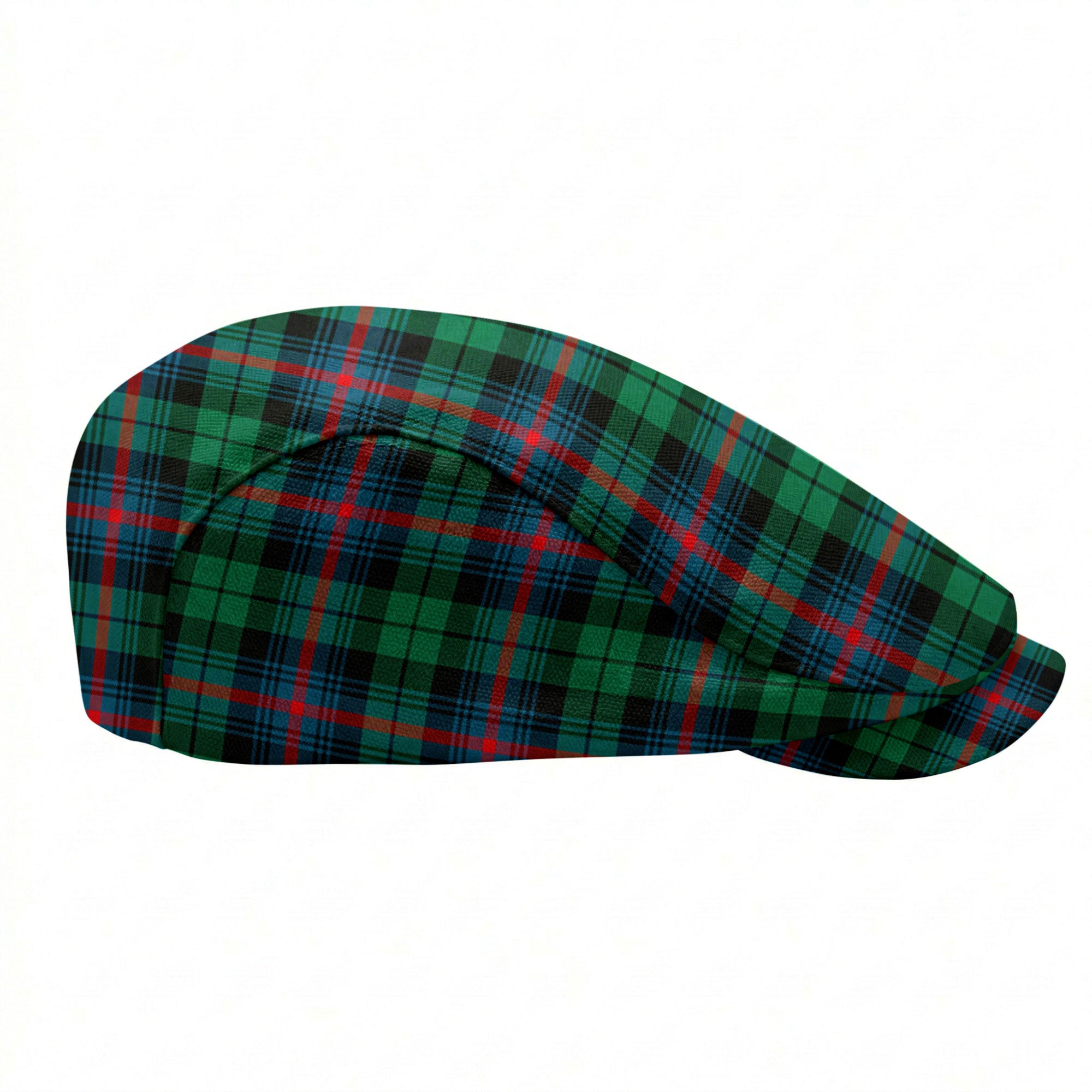 Urquhart Broad Red Ancient Tartan Flat Caps
