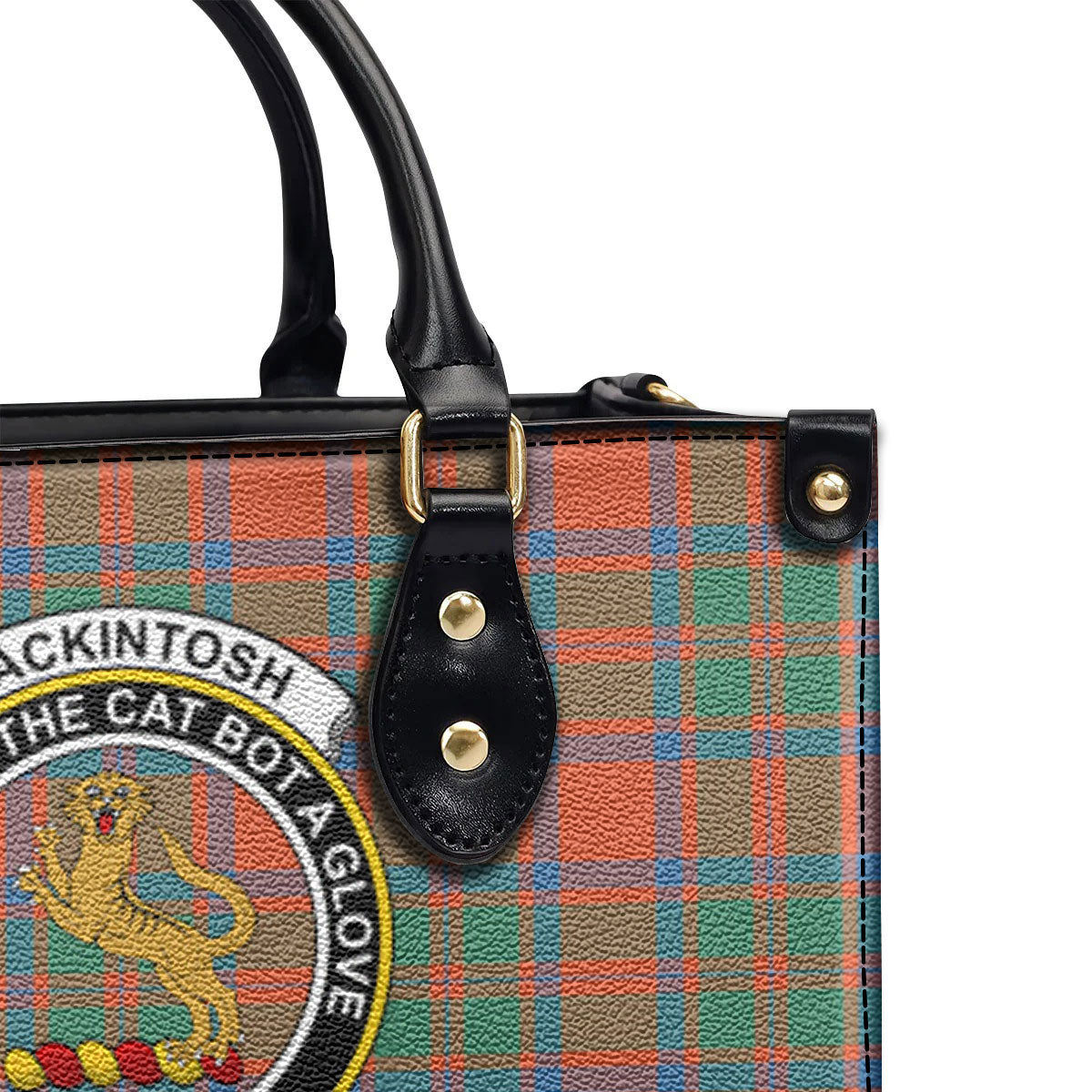 MacKintosh Ancient Tartan Crest Leather Handbag