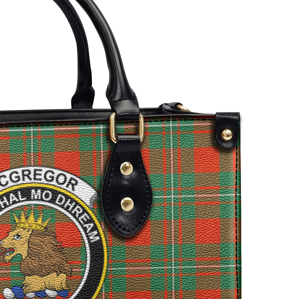 McGregor Ancient Tartan Crest Leather Handbag