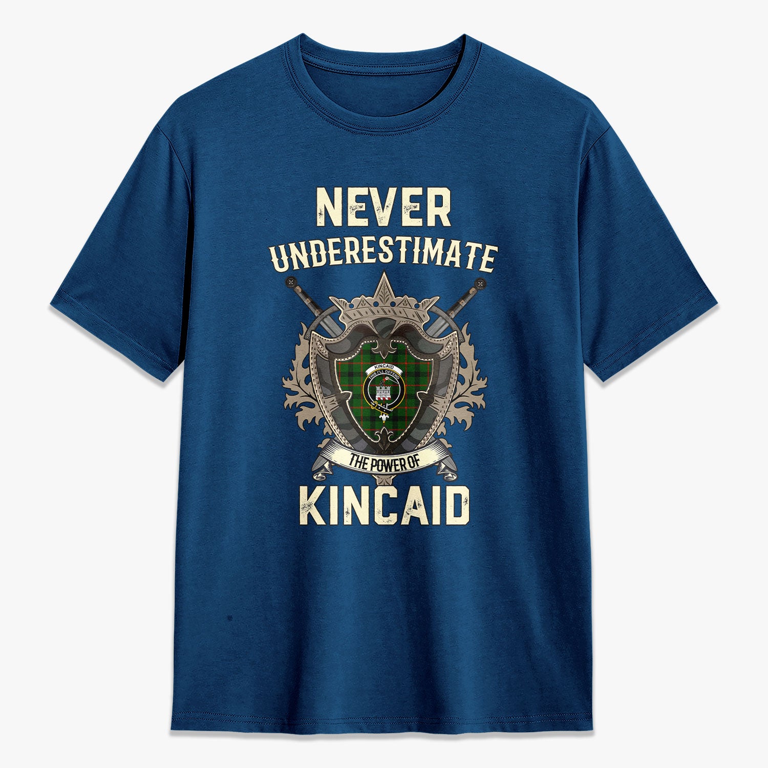 Kincaid Tartan Crest 2D T-shirt - Never Underestimate Style