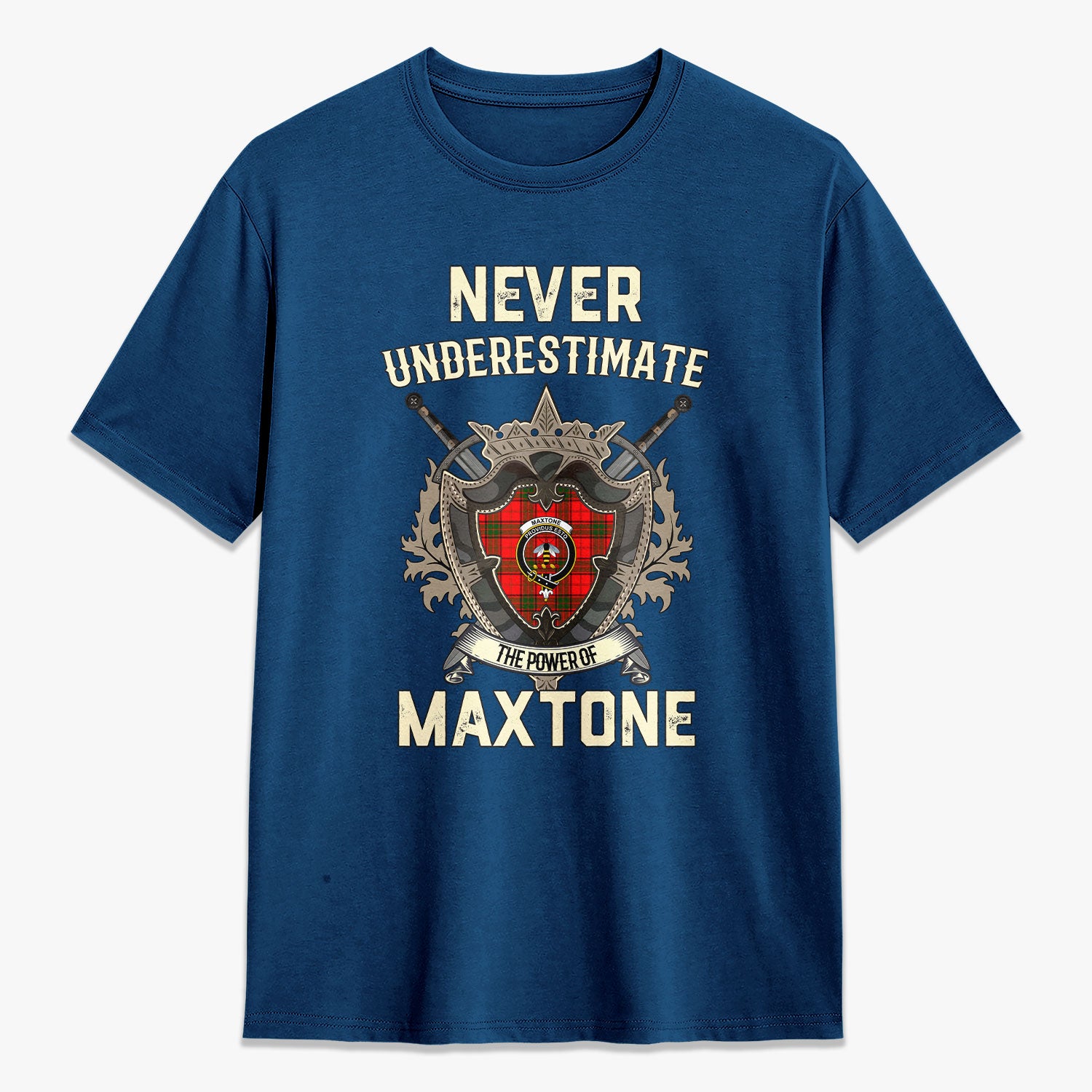 Maxtone Tartan Crest 2D T-shirt - Never Underestimate Style