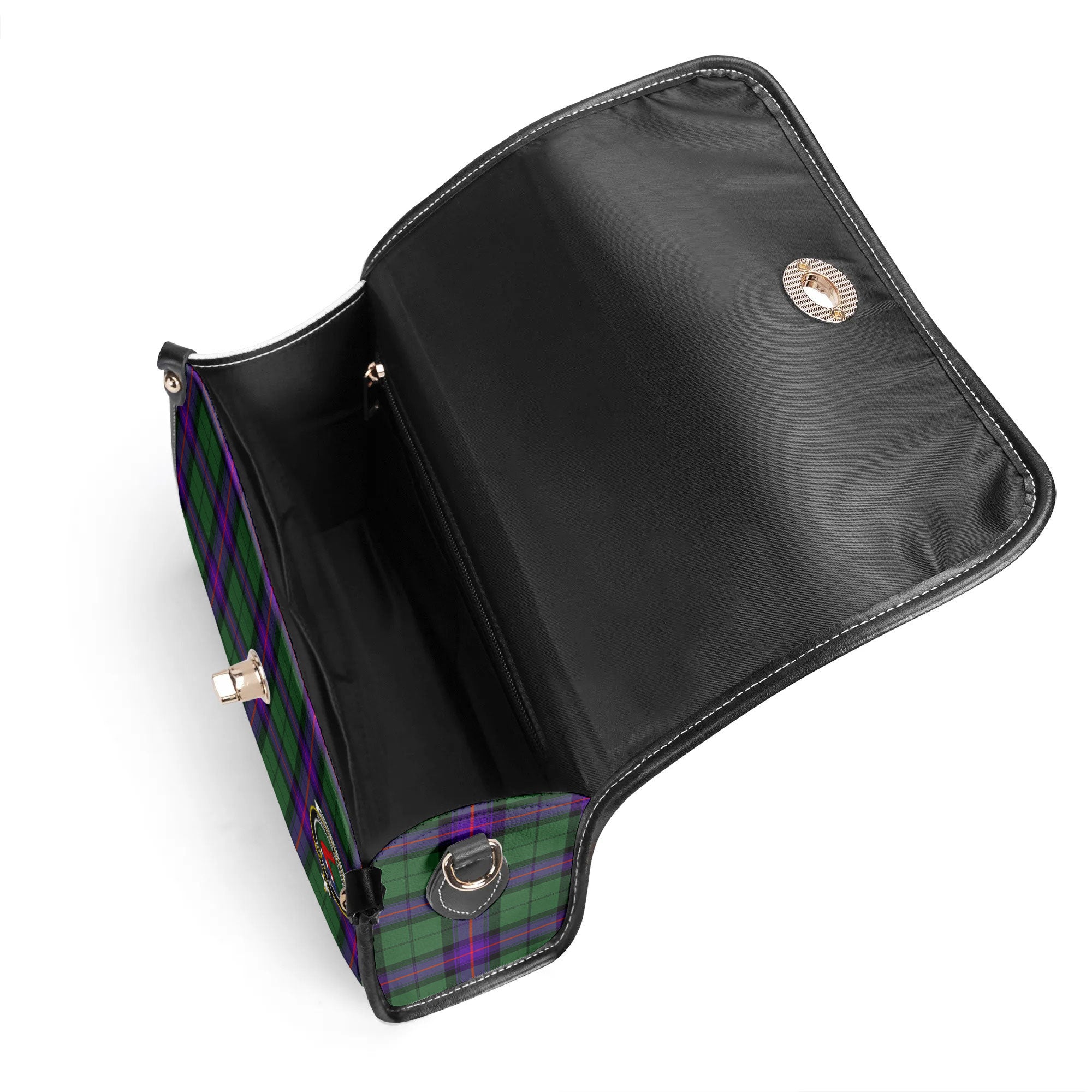 Armstrong Modern Tartan Crest Satchel Bag