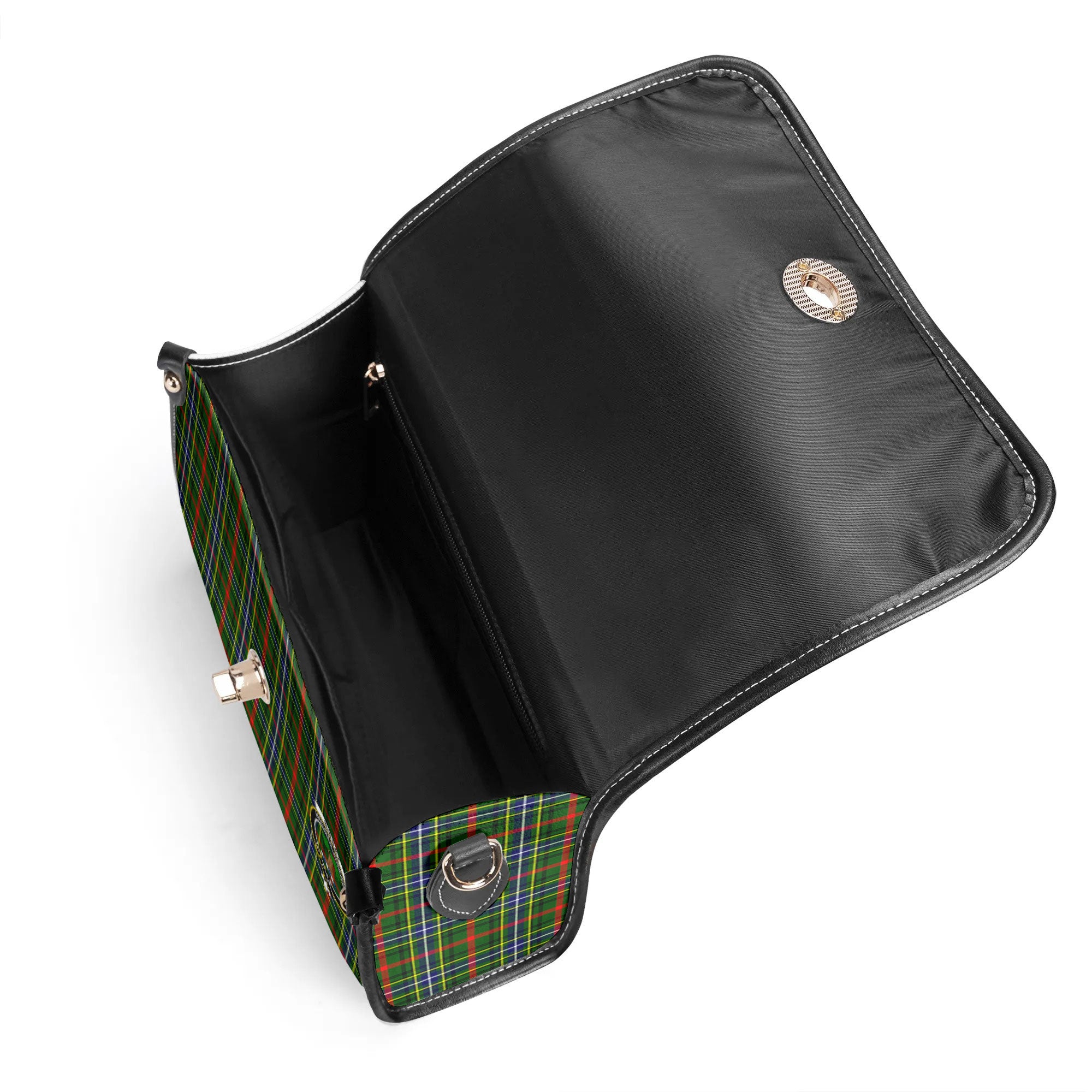 Bisset Tartan Crest Satchel Bag
