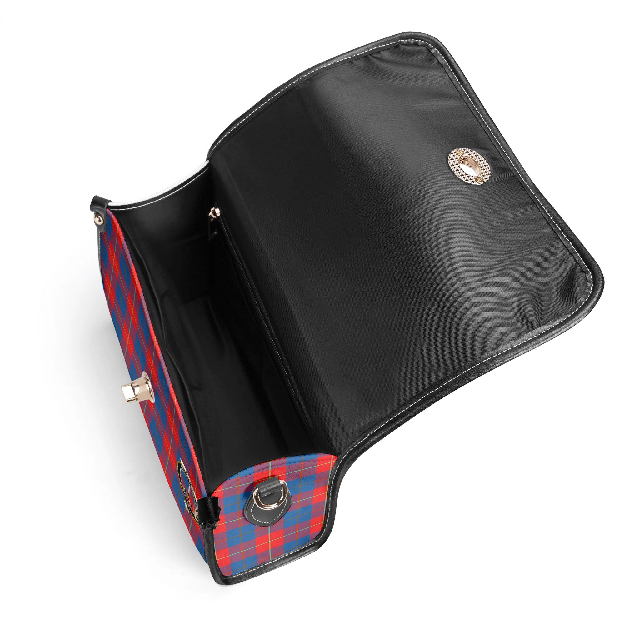 Blane Tartan Crest Satchel Bag