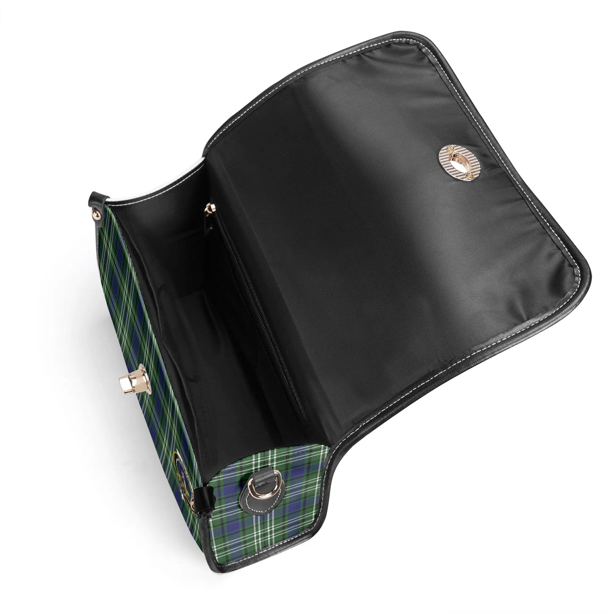Blyth Tartan Crest Satchel Bag
