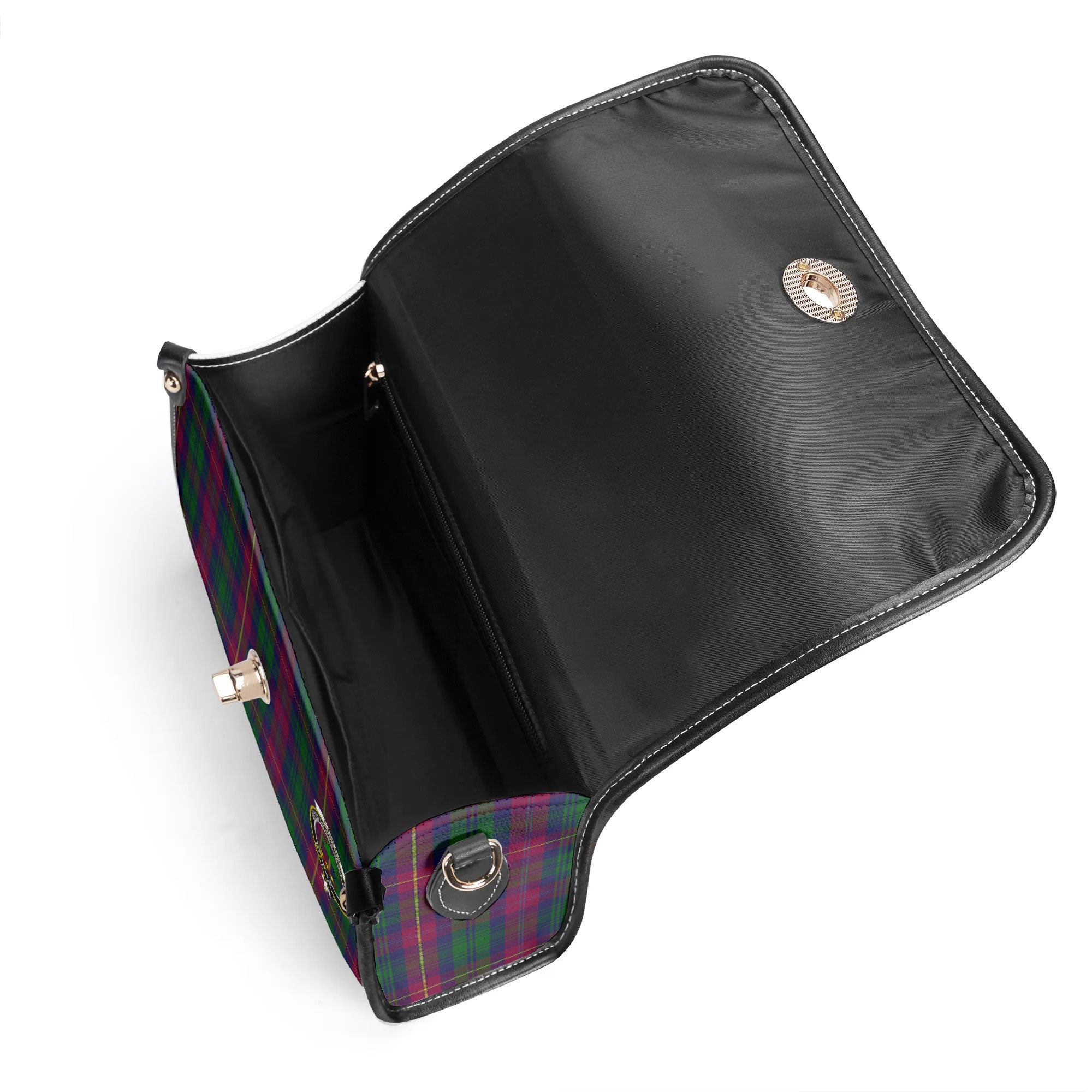 Cairns Tartan Crest Satchel Bag