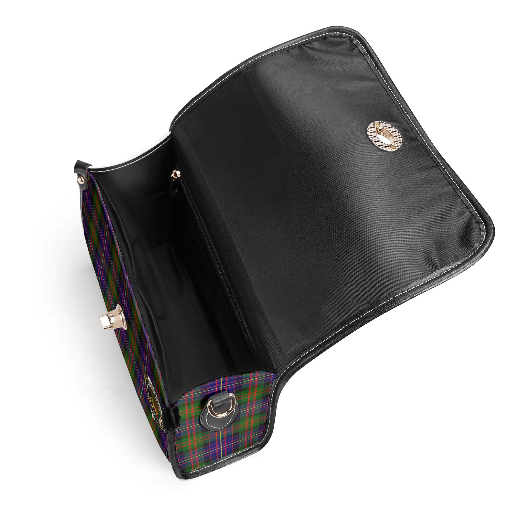 Cameron of Erracht Modern Tartan Crest Satchel Bag