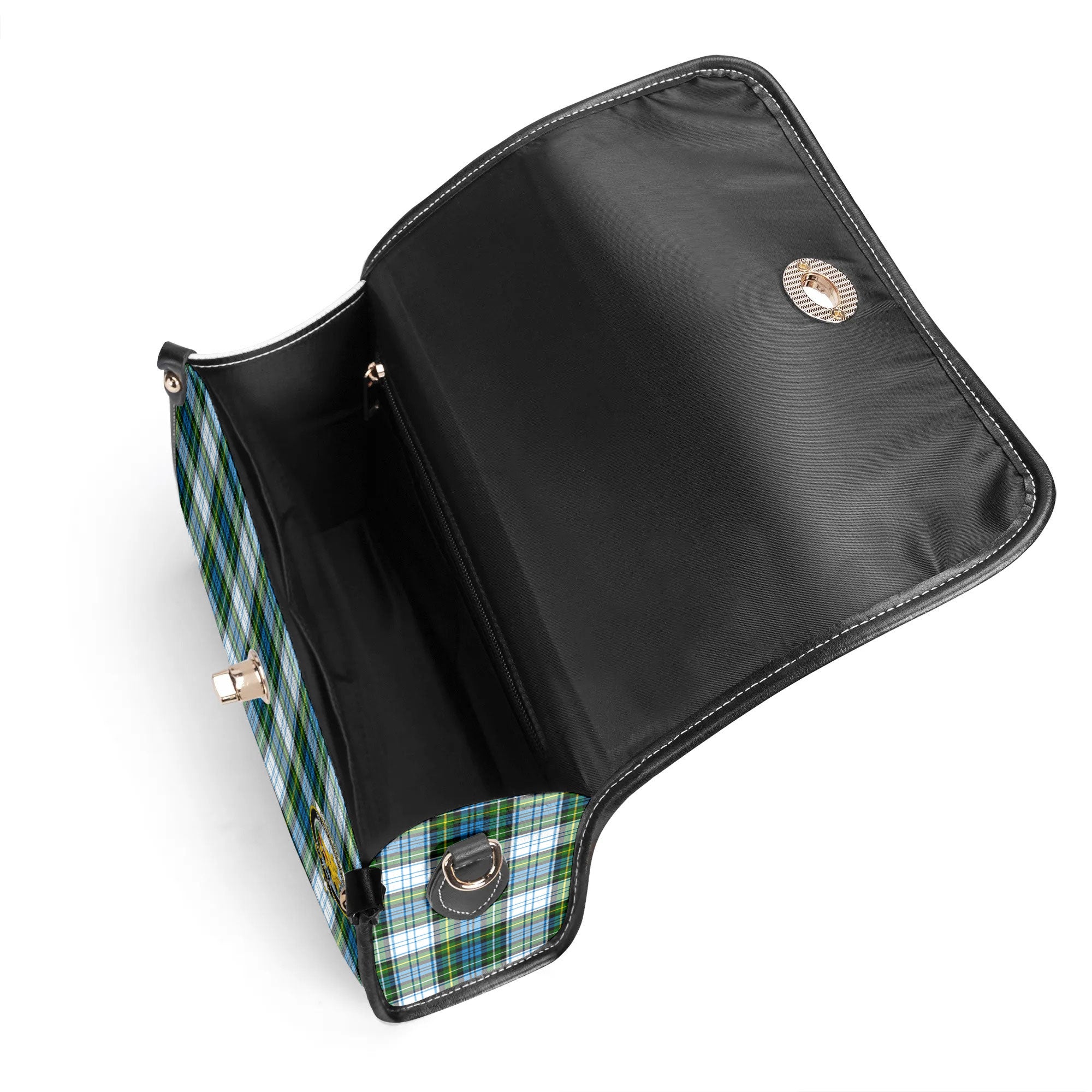 Campbell Dress Tartan Crest Satchel Bag