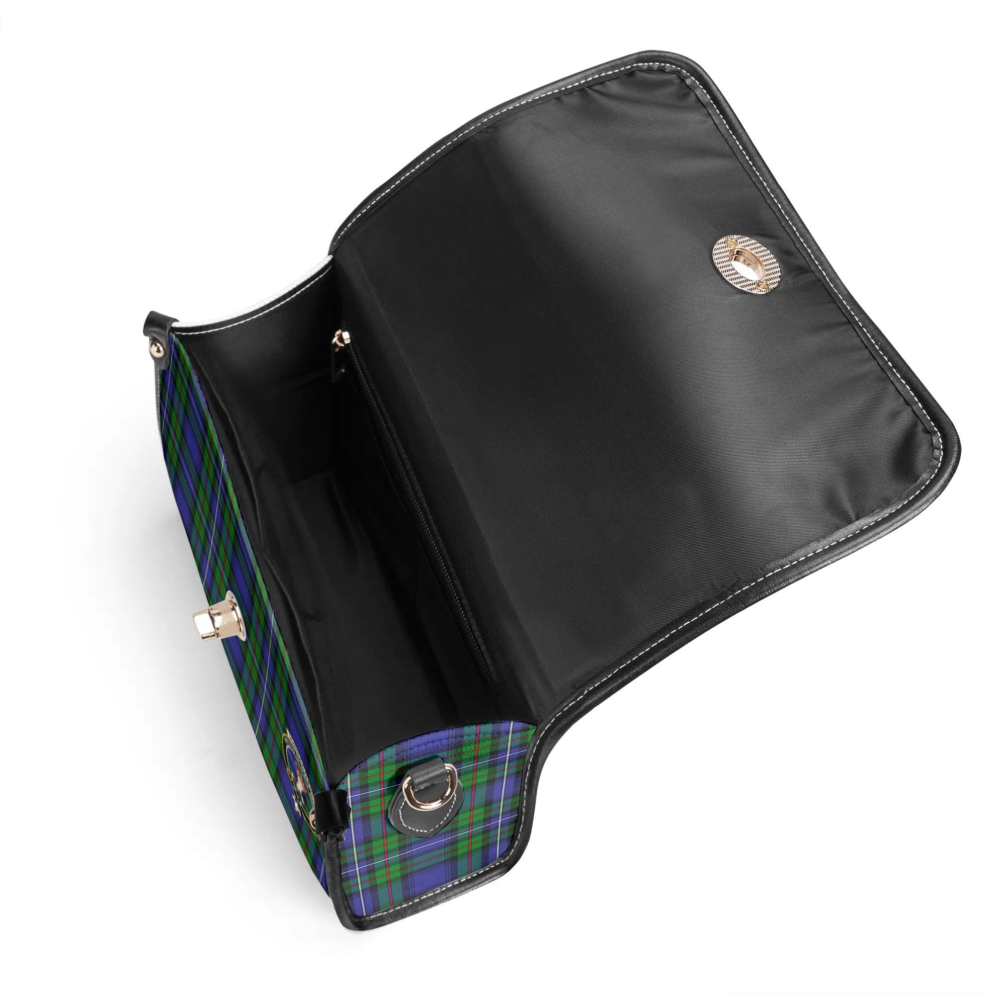 Donnachaidh Tartan Crest Satchel Bag