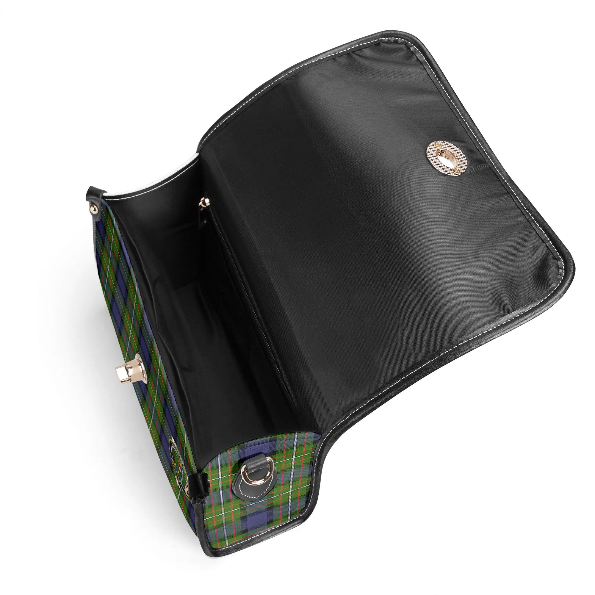 Ferguson Tartan Crest Satchel Bag