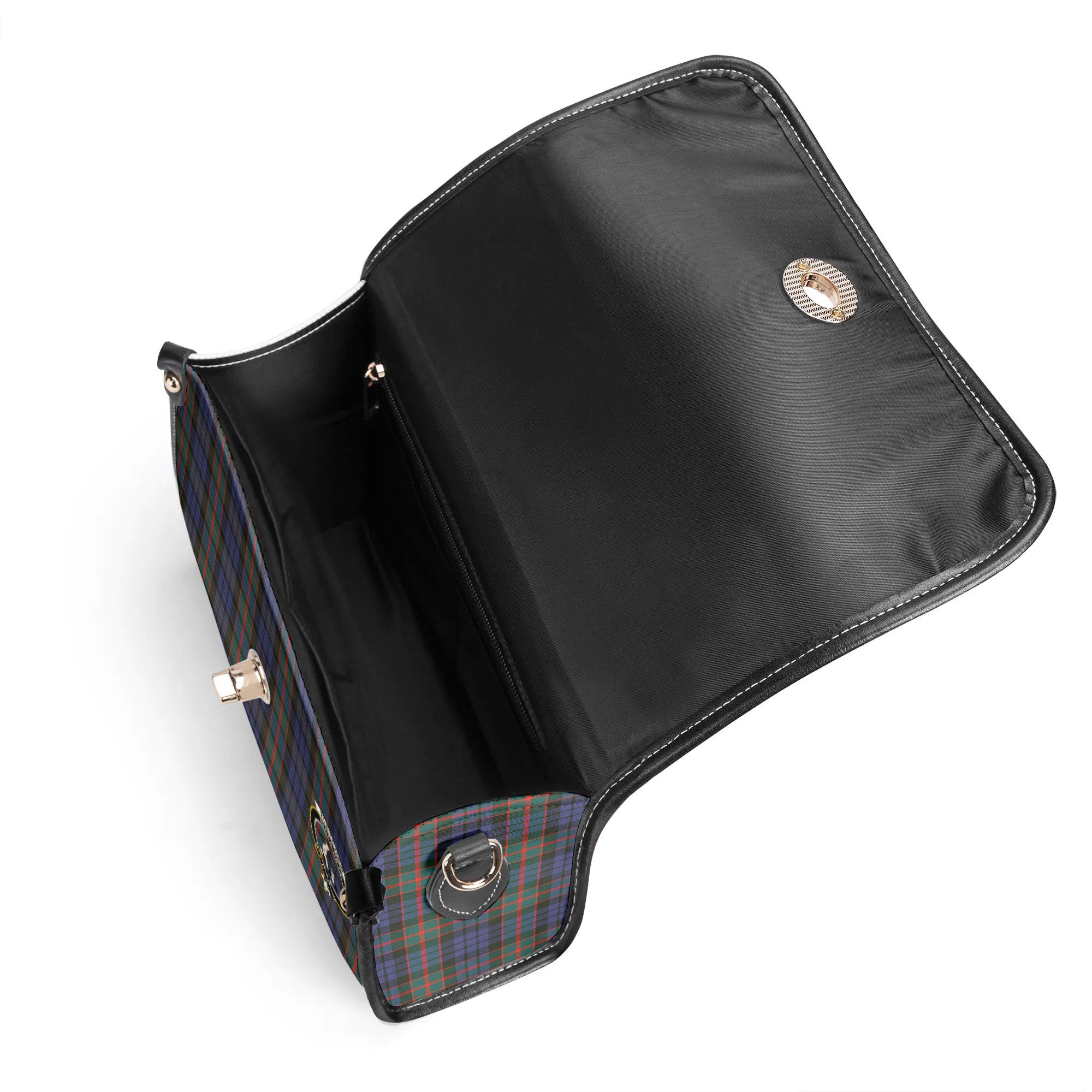 Fletcher of Dunans Tartan Crest Satchel Bag
