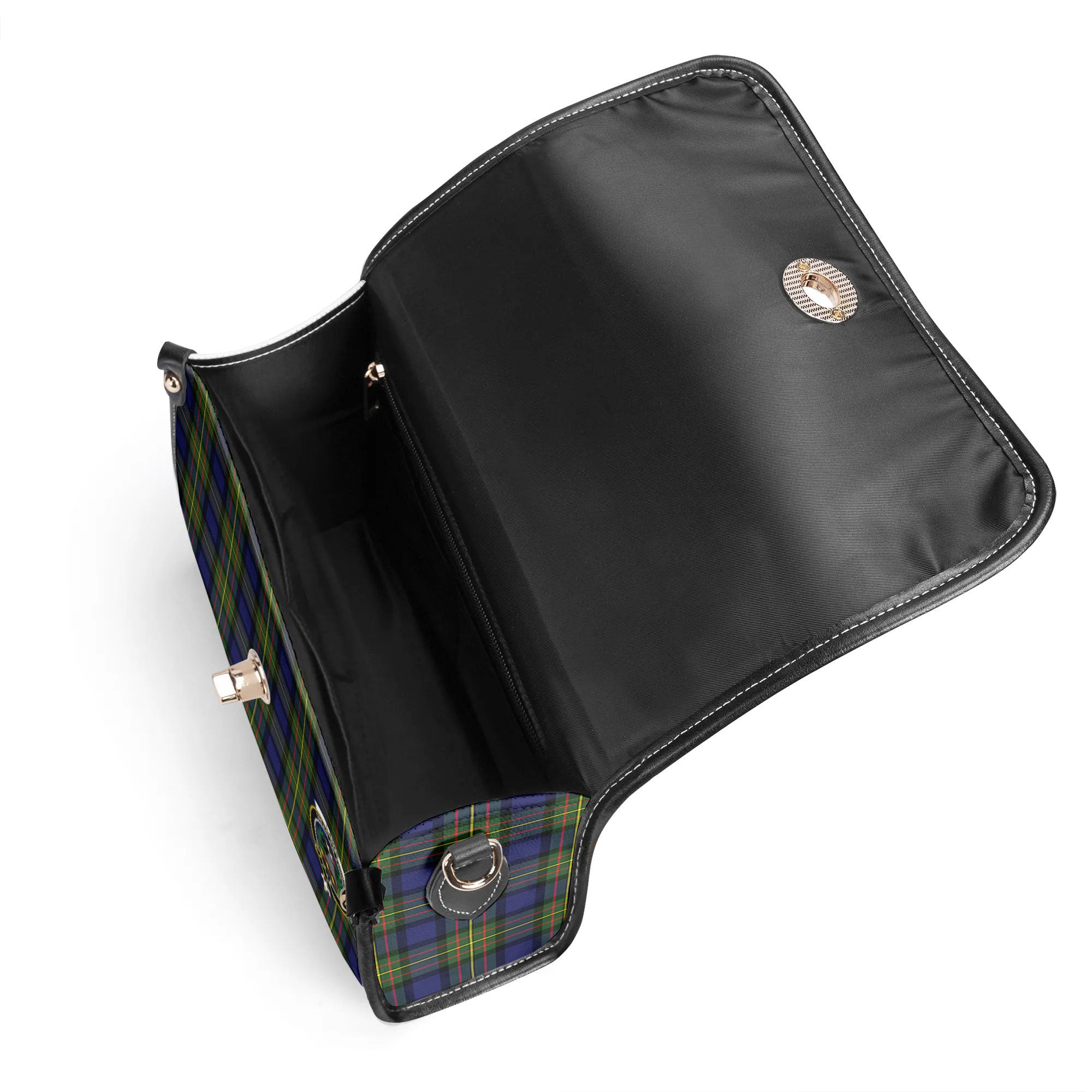 Laws Tartan Crest Satchel Bag