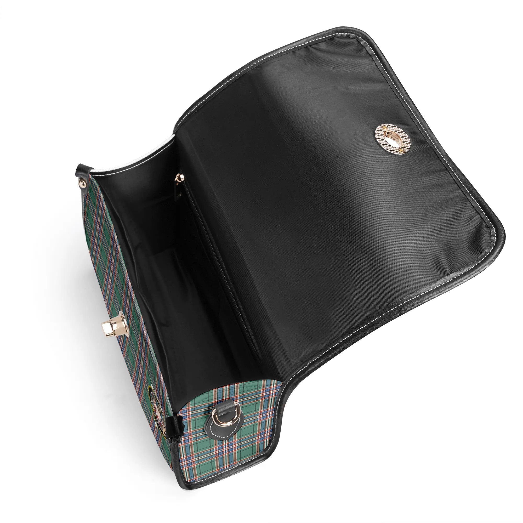 MacFarlane Hunting Ancient Tartan Crest Satchel Bag